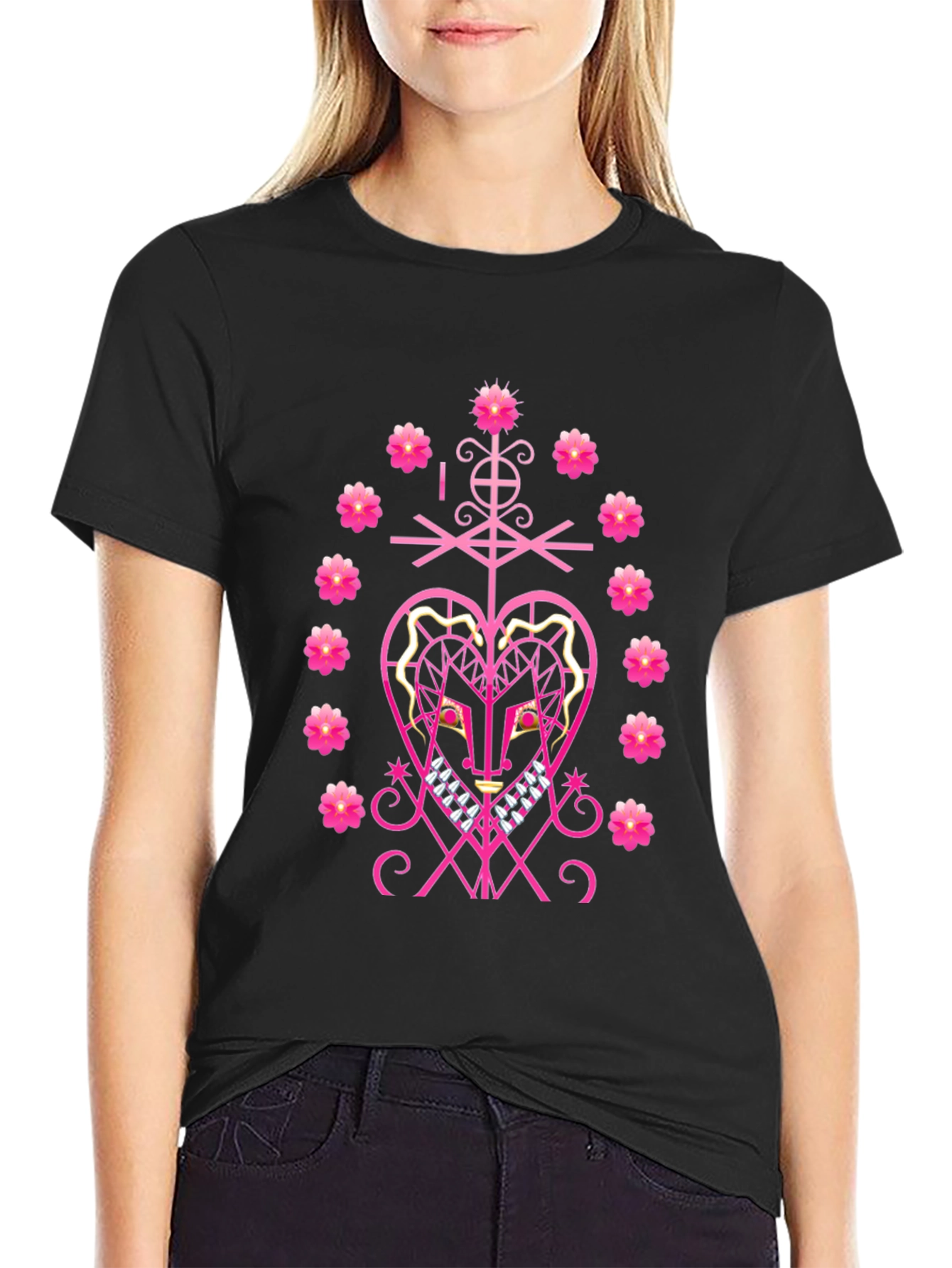 Pink Voodoo Heart T-Shirt