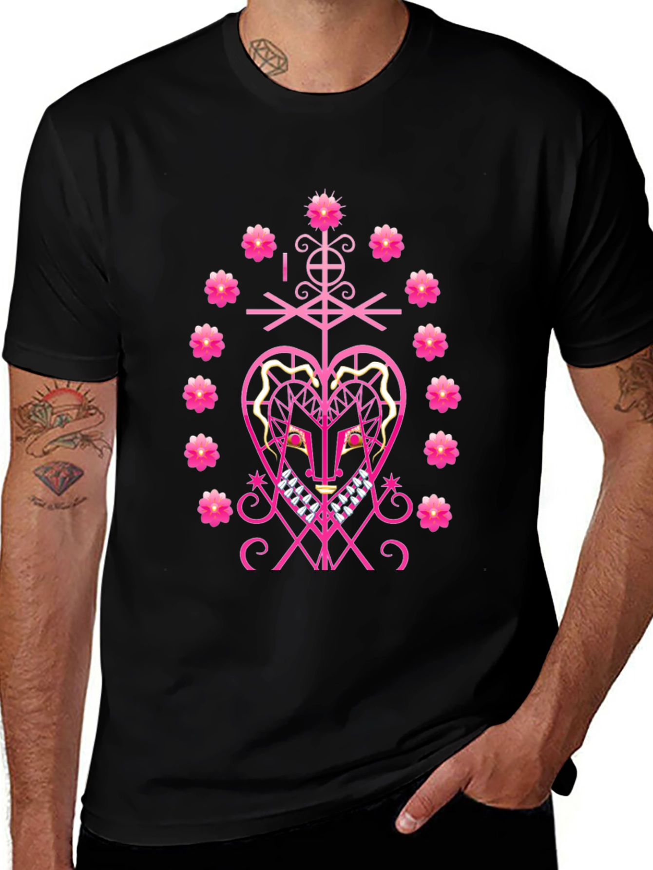 Pink Voodoo Heart T-Shirt
