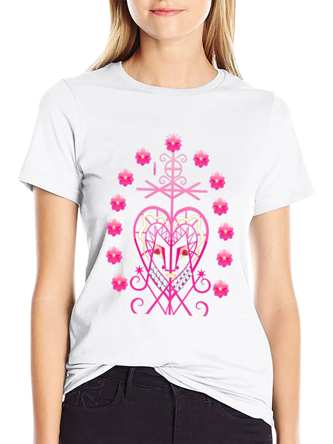 Pink Voodoo Heart T-Shirt