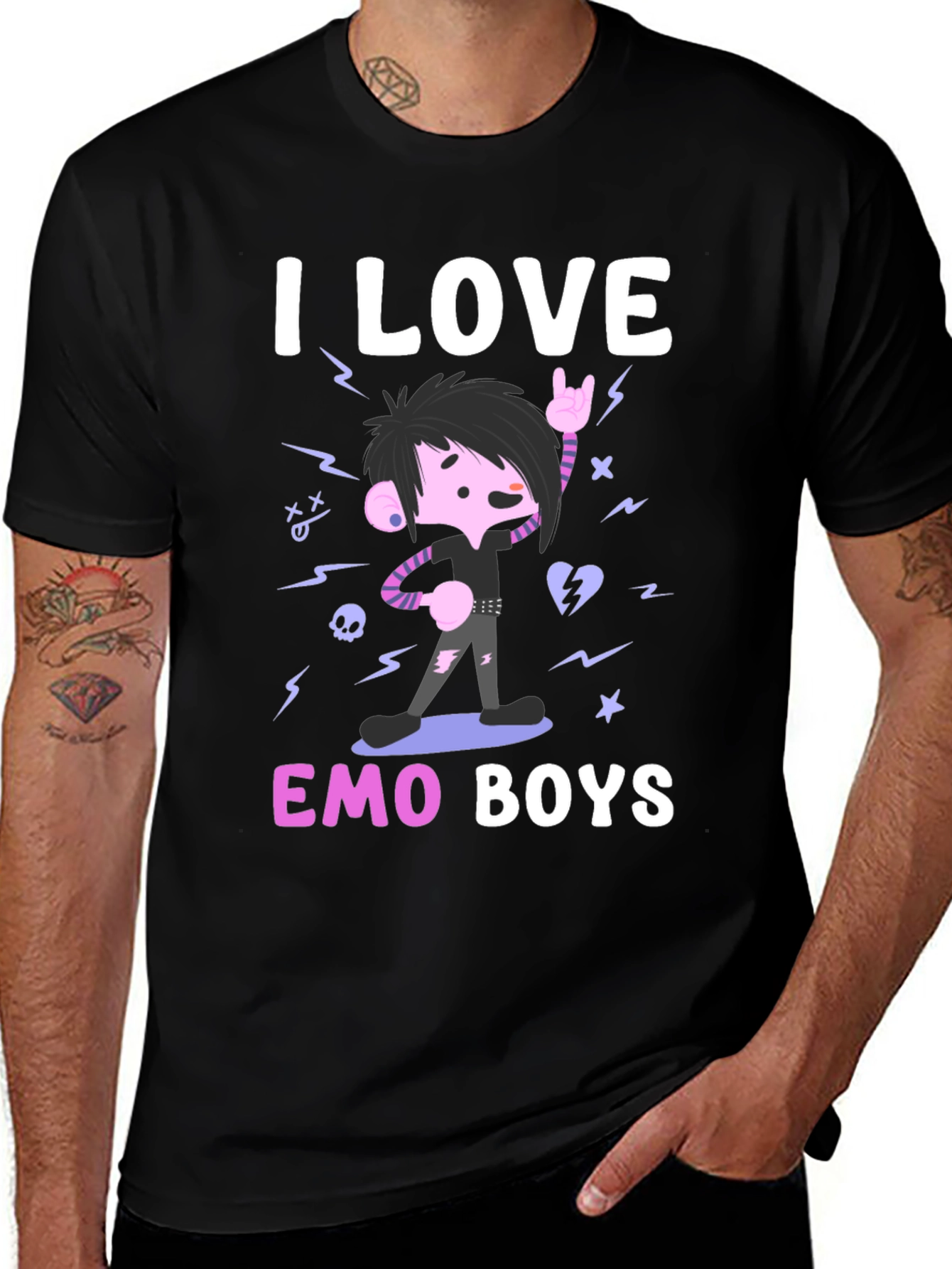 I Love Emo Boys T-Shirt