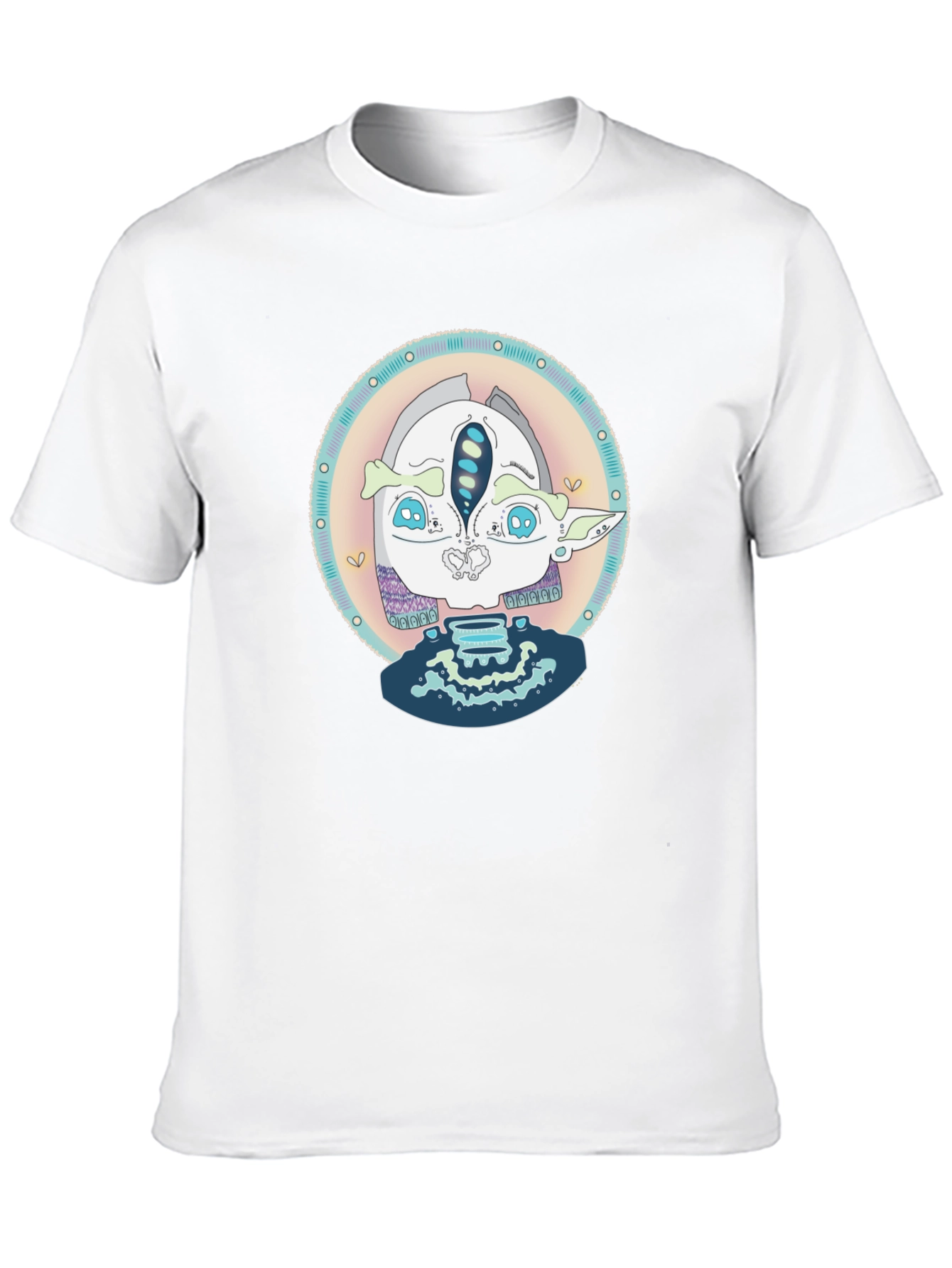 Unique Graphic Tee - Quirky Alien Design