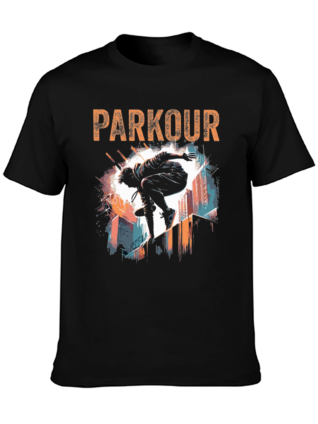 Parkour Graphic T-Shirt - Urban Acrobat