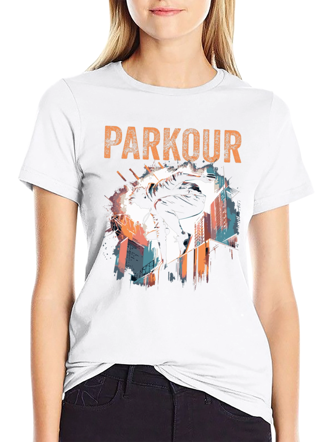 Parkour Graphic T-Shirt - Urban Acrobat