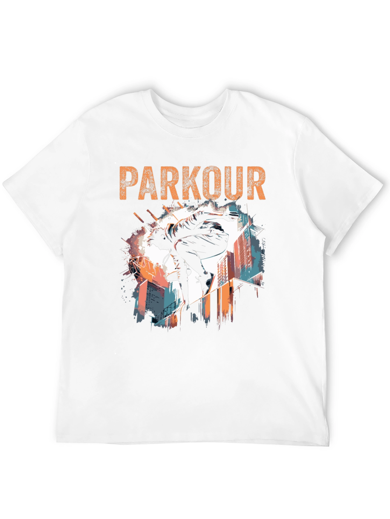 Parkour Graphic T-Shirt - Urban Acrobat