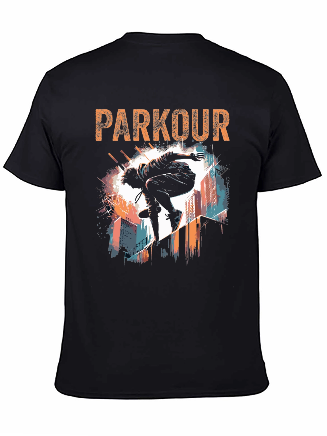 Parkour Graphic T-Shirt - Urban Acrobat
