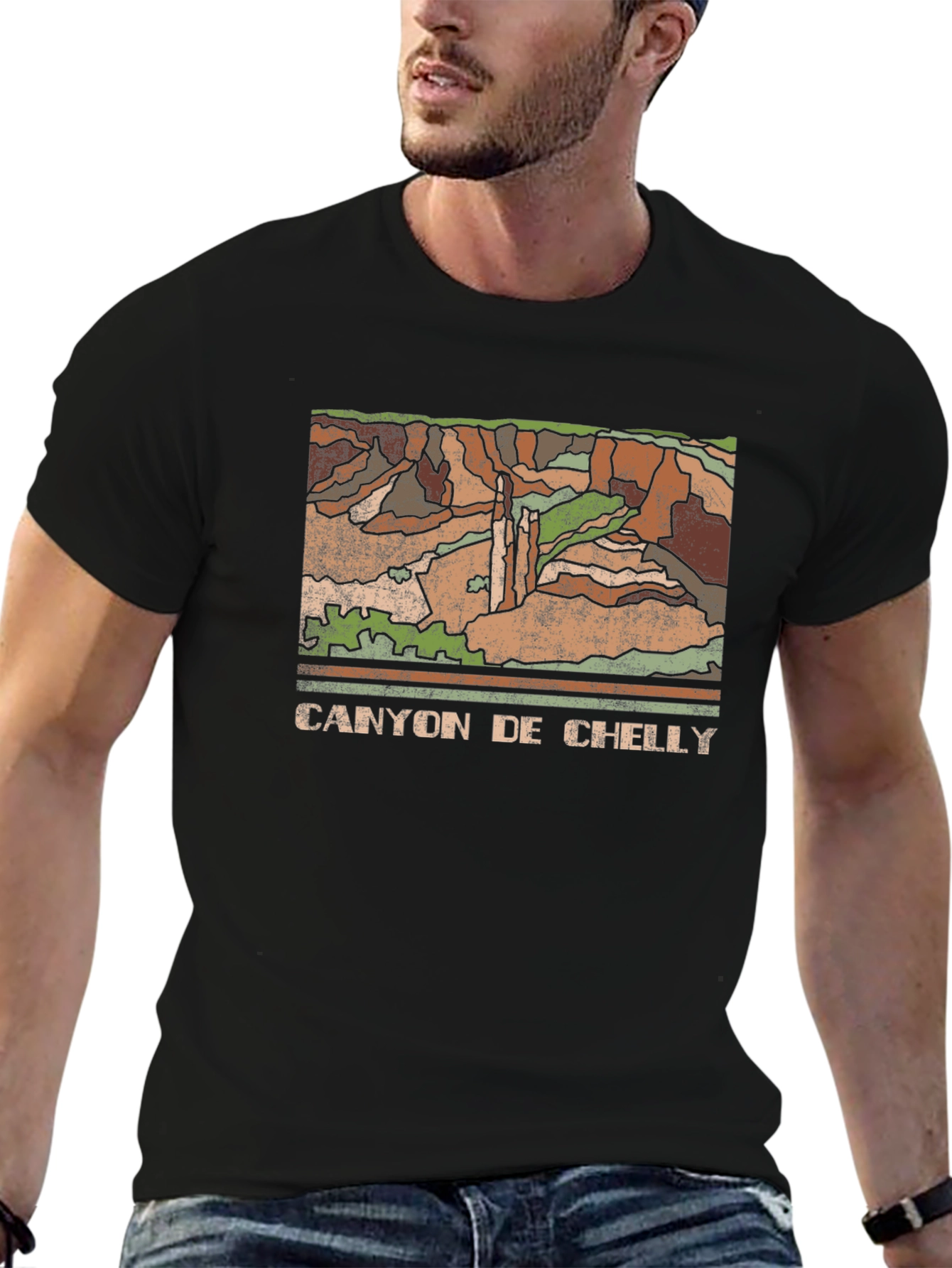 Canyon de Chelly Graphic Tee - Retro Desert Style