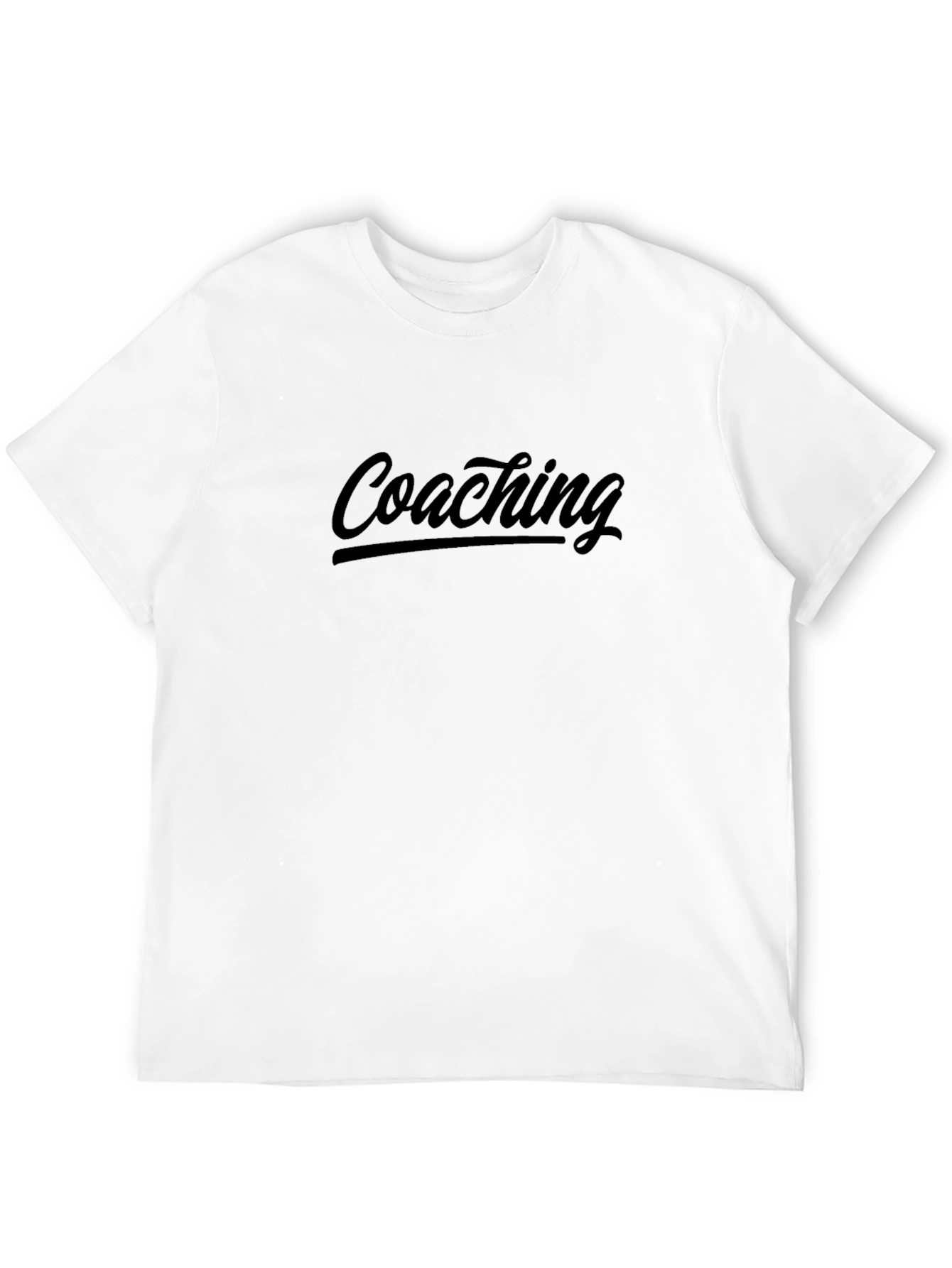 Coaching T-Shirt - Soft Cotton Crew Neck Tee