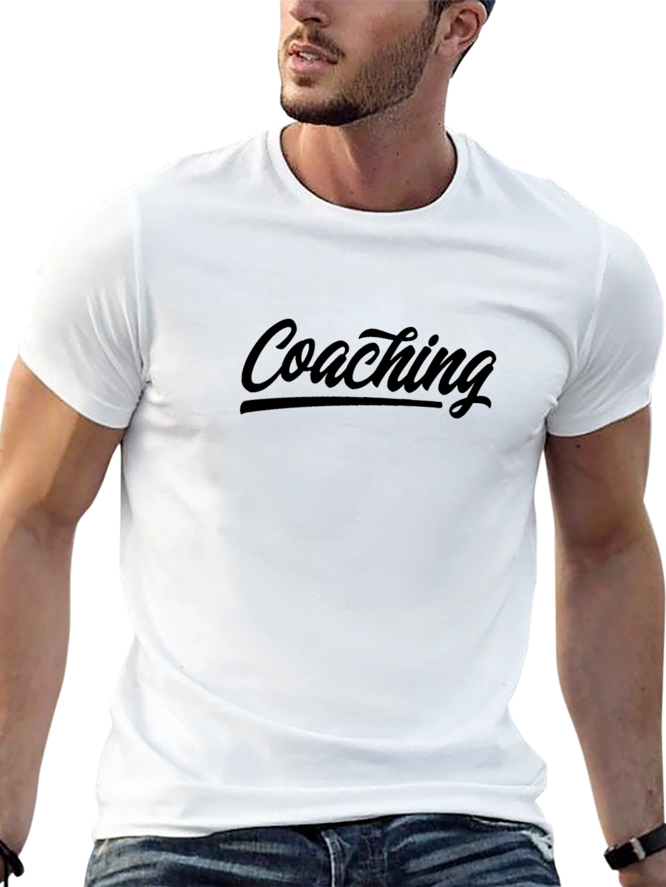 Coaching T-Shirt - Soft Cotton Crew Neck Tee