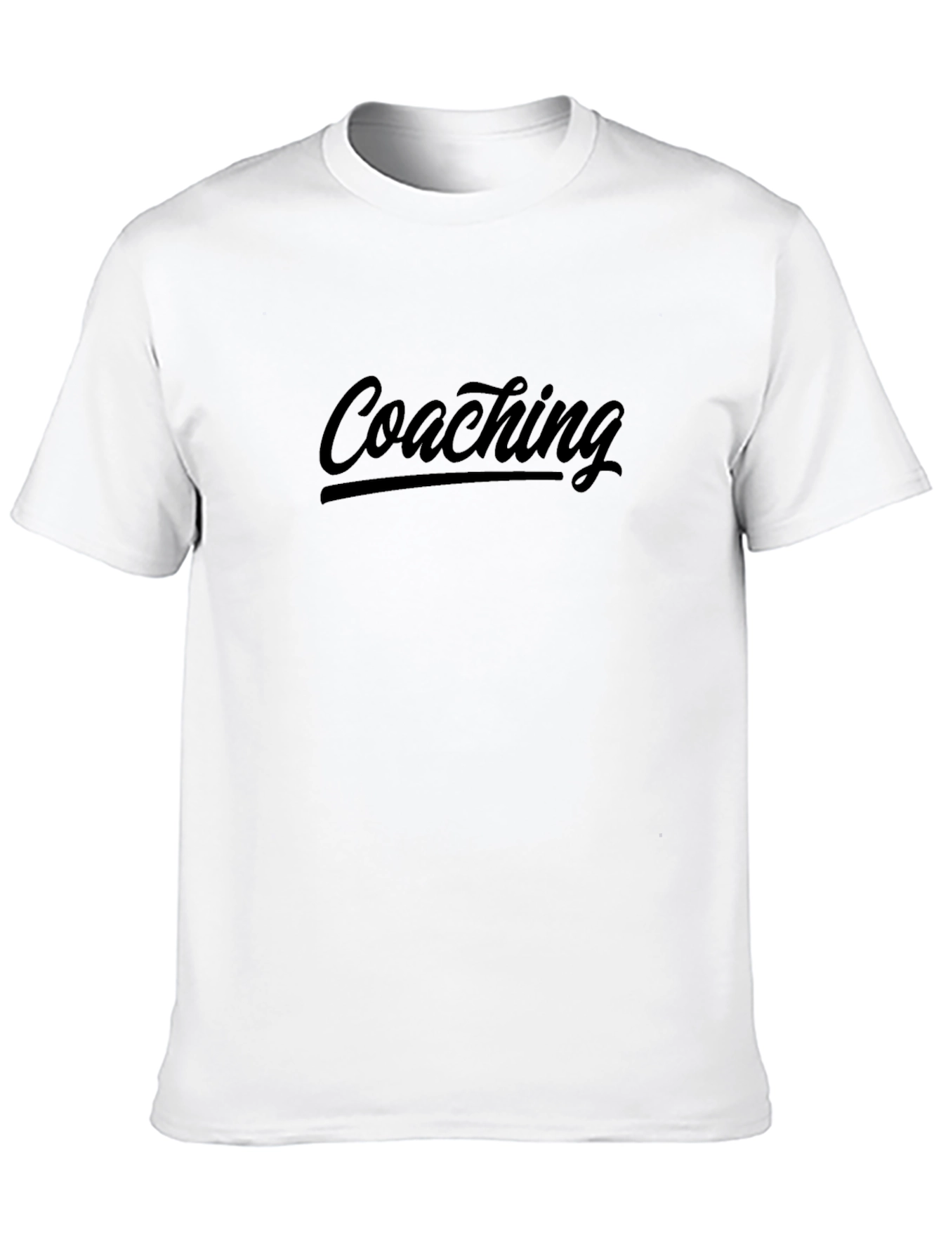 Coaching T-Shirt - Soft Cotton Crew Neck Tee