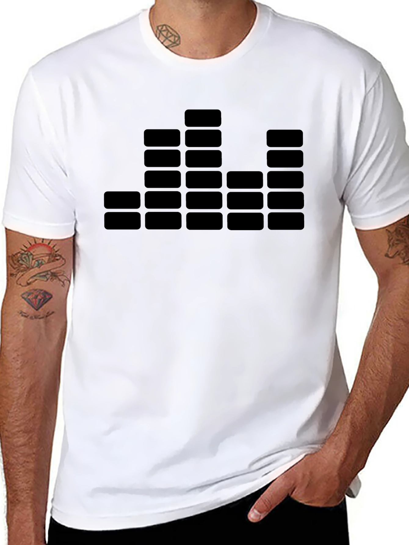 EQ Graphic Tee - Black Graphic Print Shirt