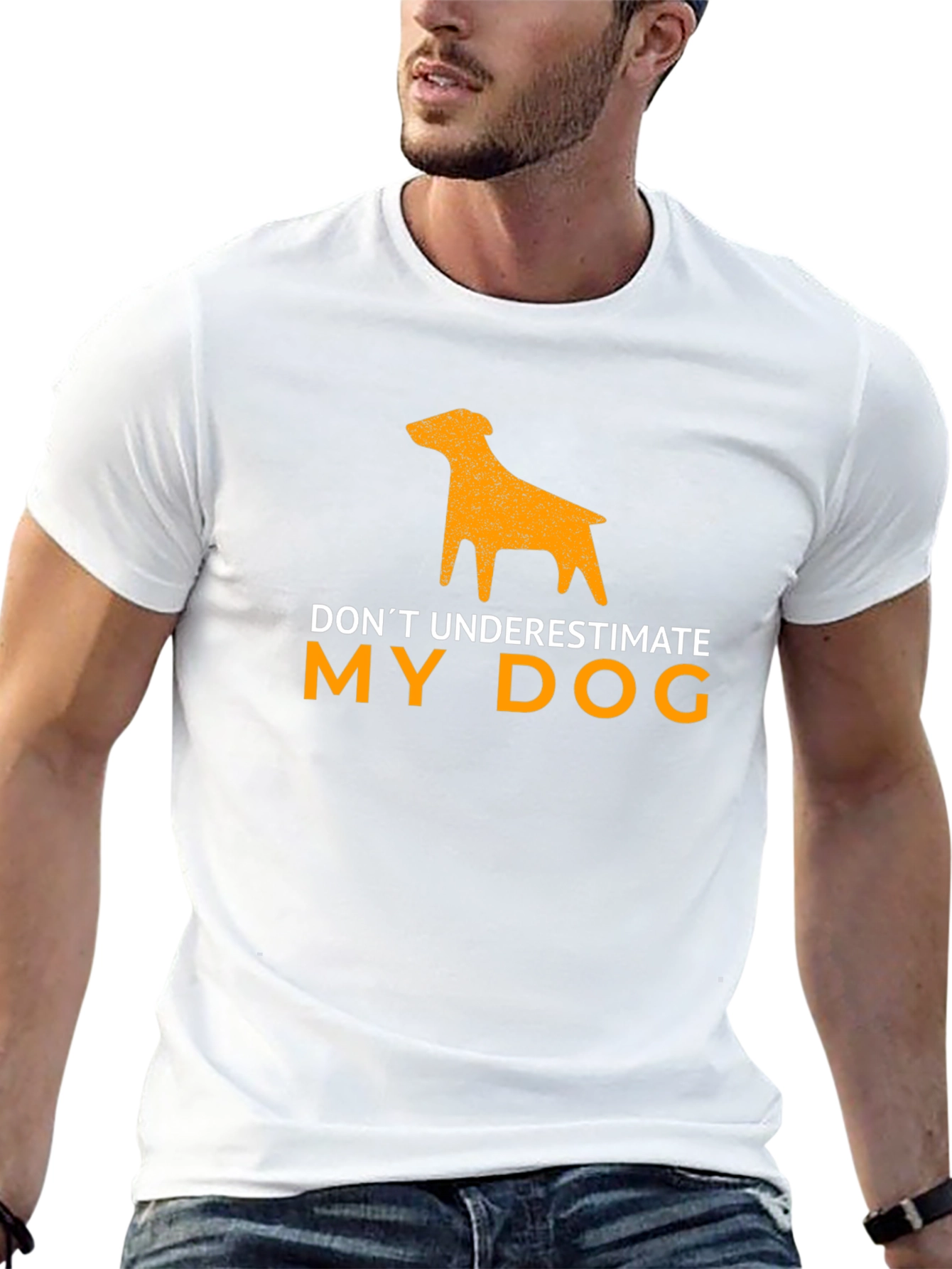 Funny Dog Lover T-Shirt: Dont Underestimate My Dog