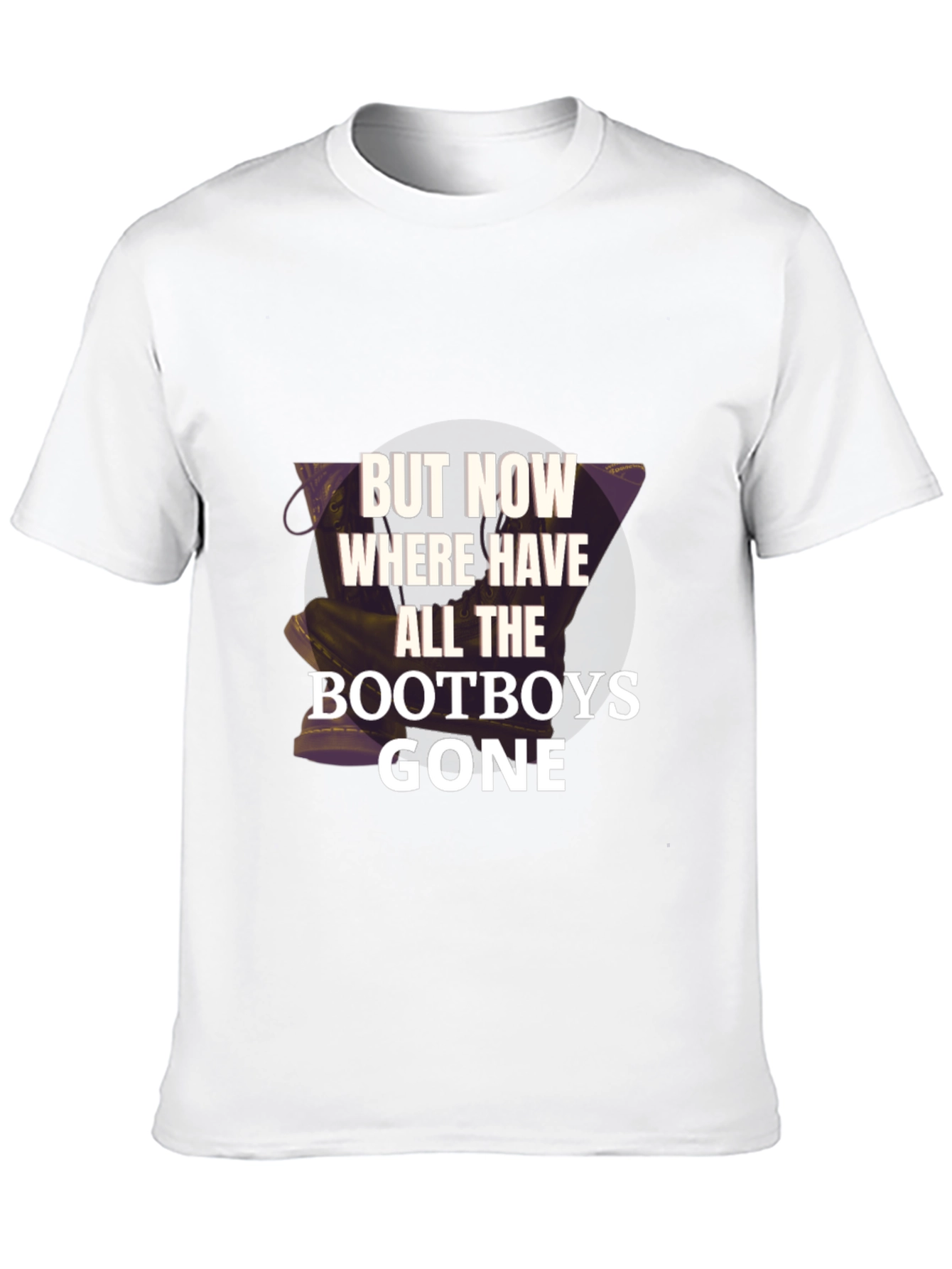 Bootboys Gone Graphic Tee - Novelty Print Shirt