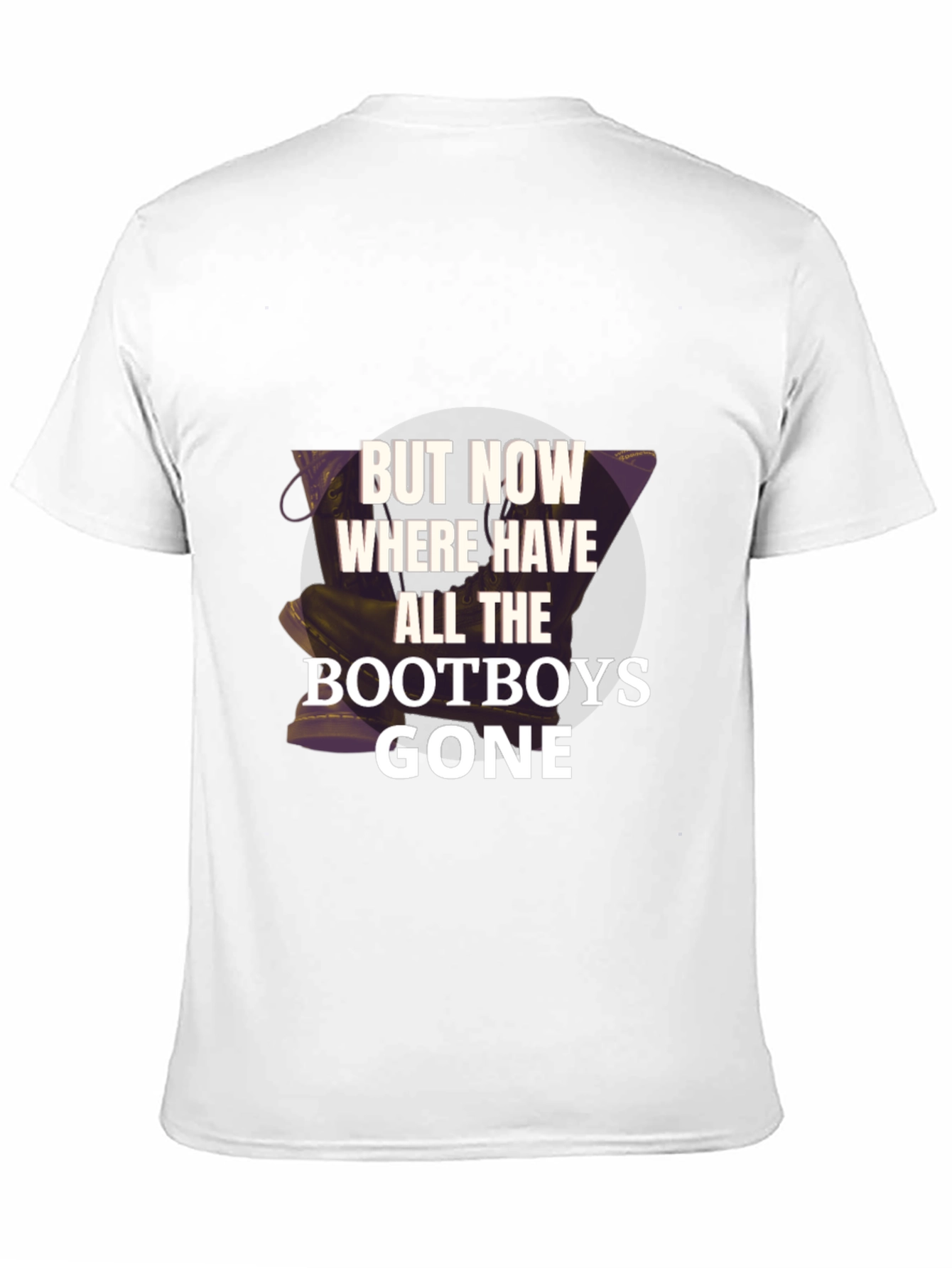 Bootboys Gone Graphic Tee - Novelty Print Shirt