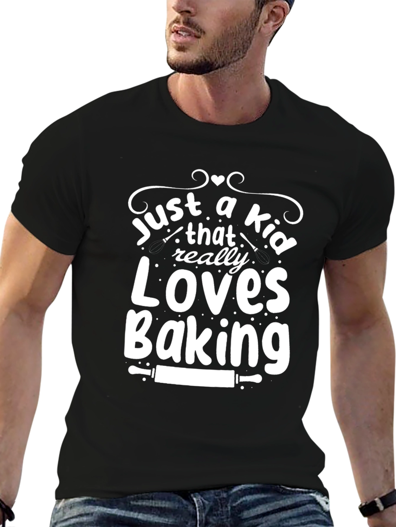 Just a Kid Who Loves Baking T-Shirt
