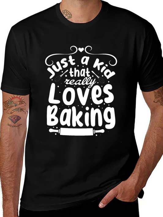 Just a Kid Who Loves Baking T-Shirt