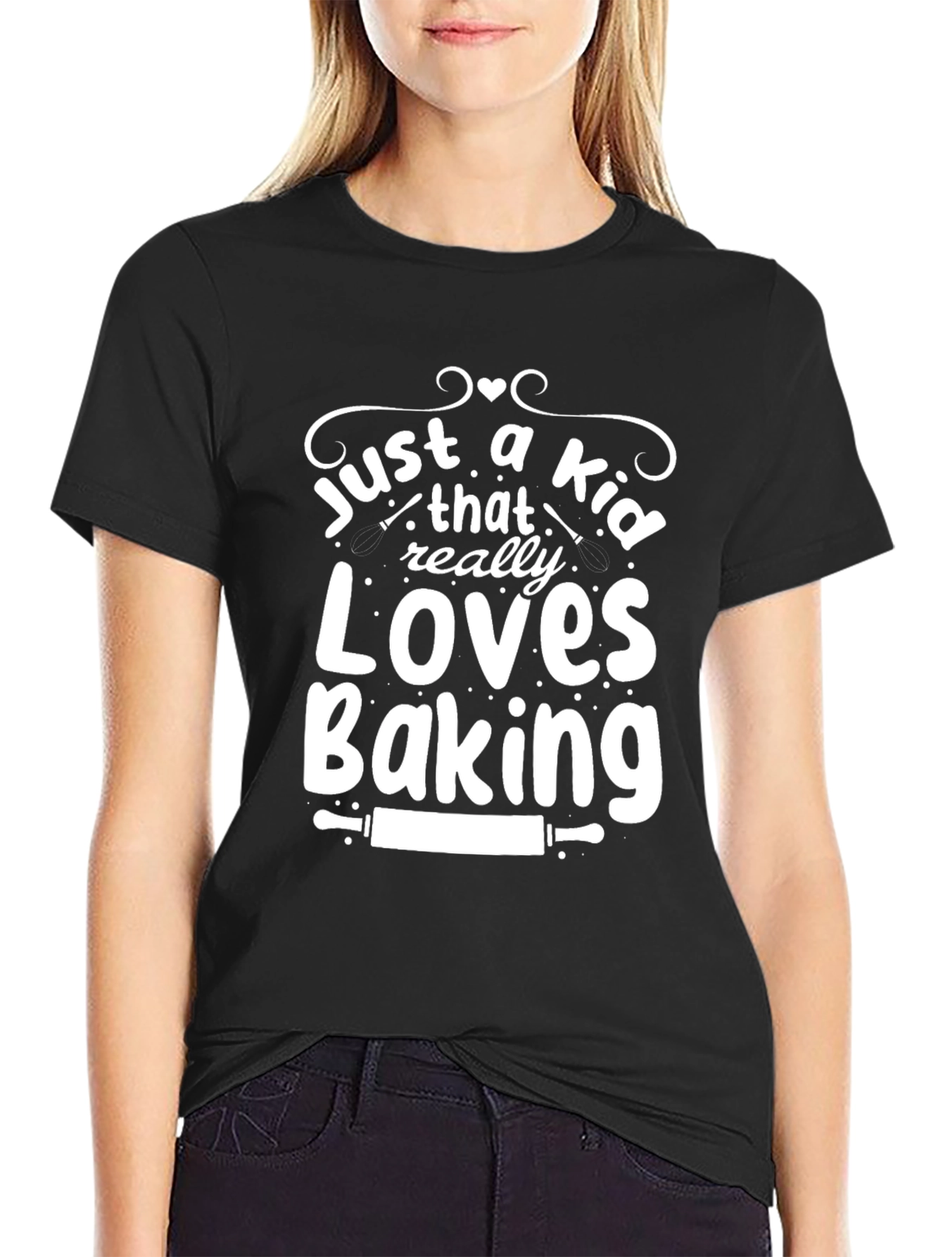 Just a Kid Who Loves Baking T-Shirt