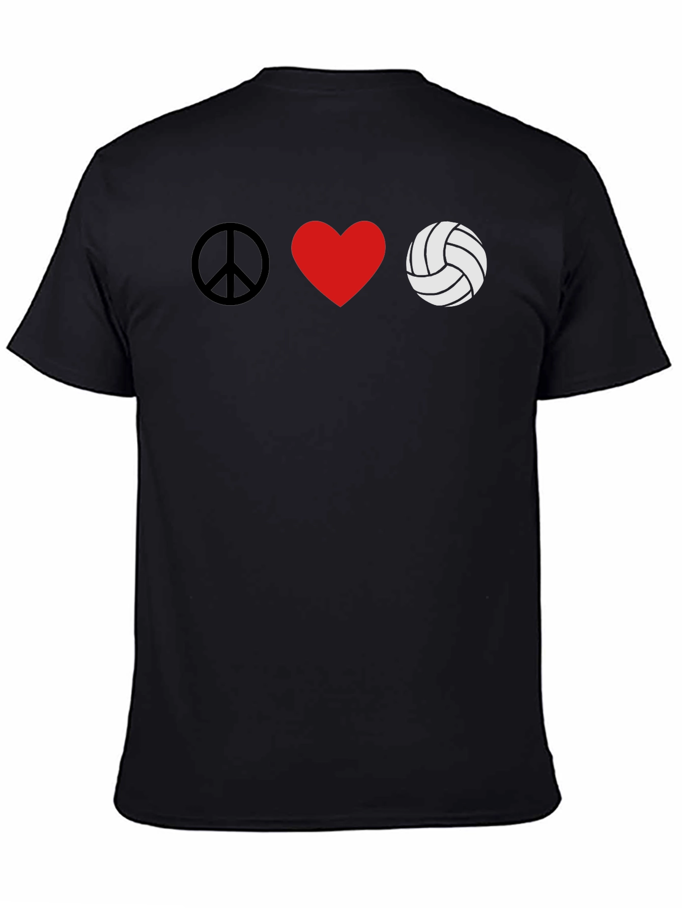 Peace Love Volleyball Graphic Tee