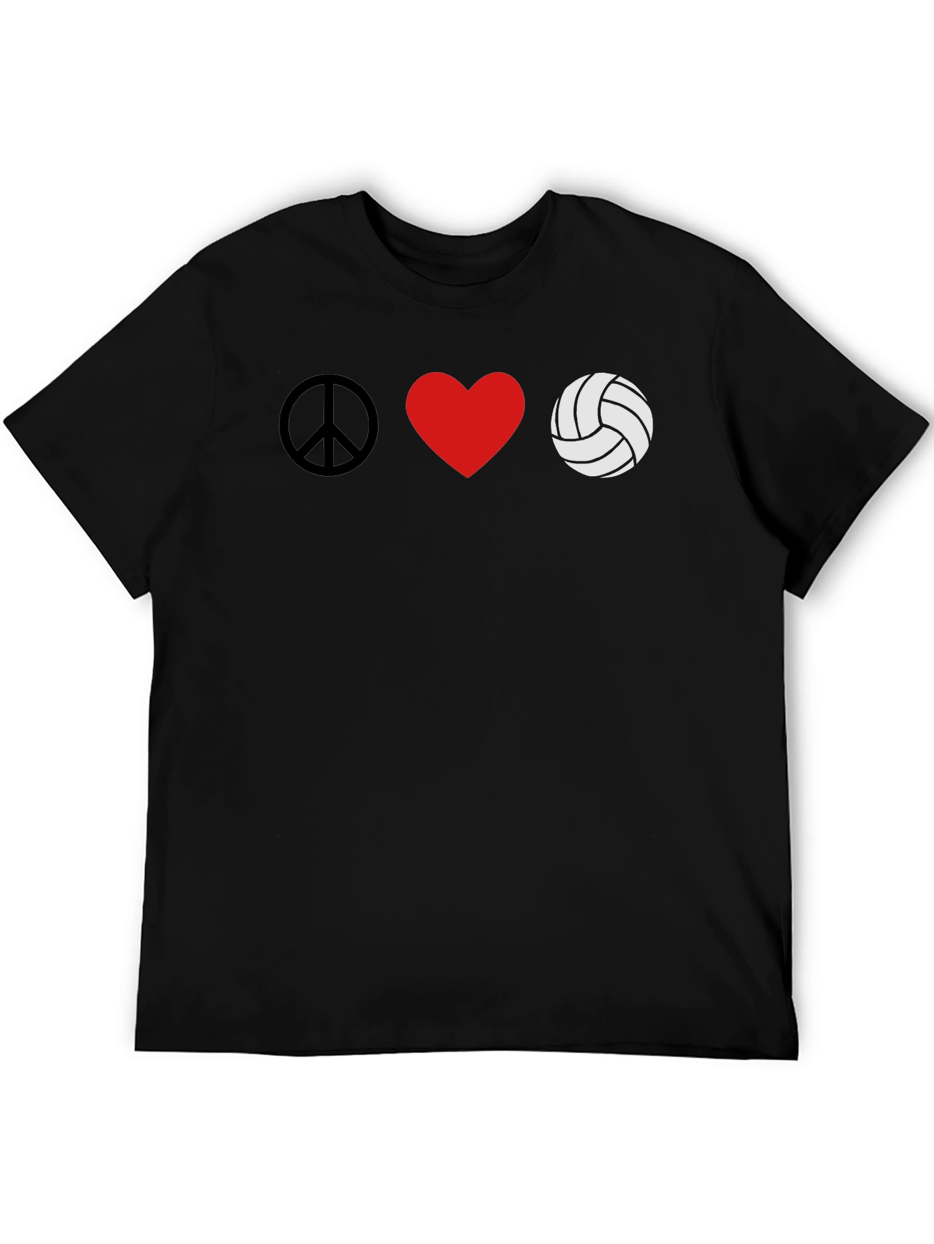 Peace Love Volleyball Graphic Tee