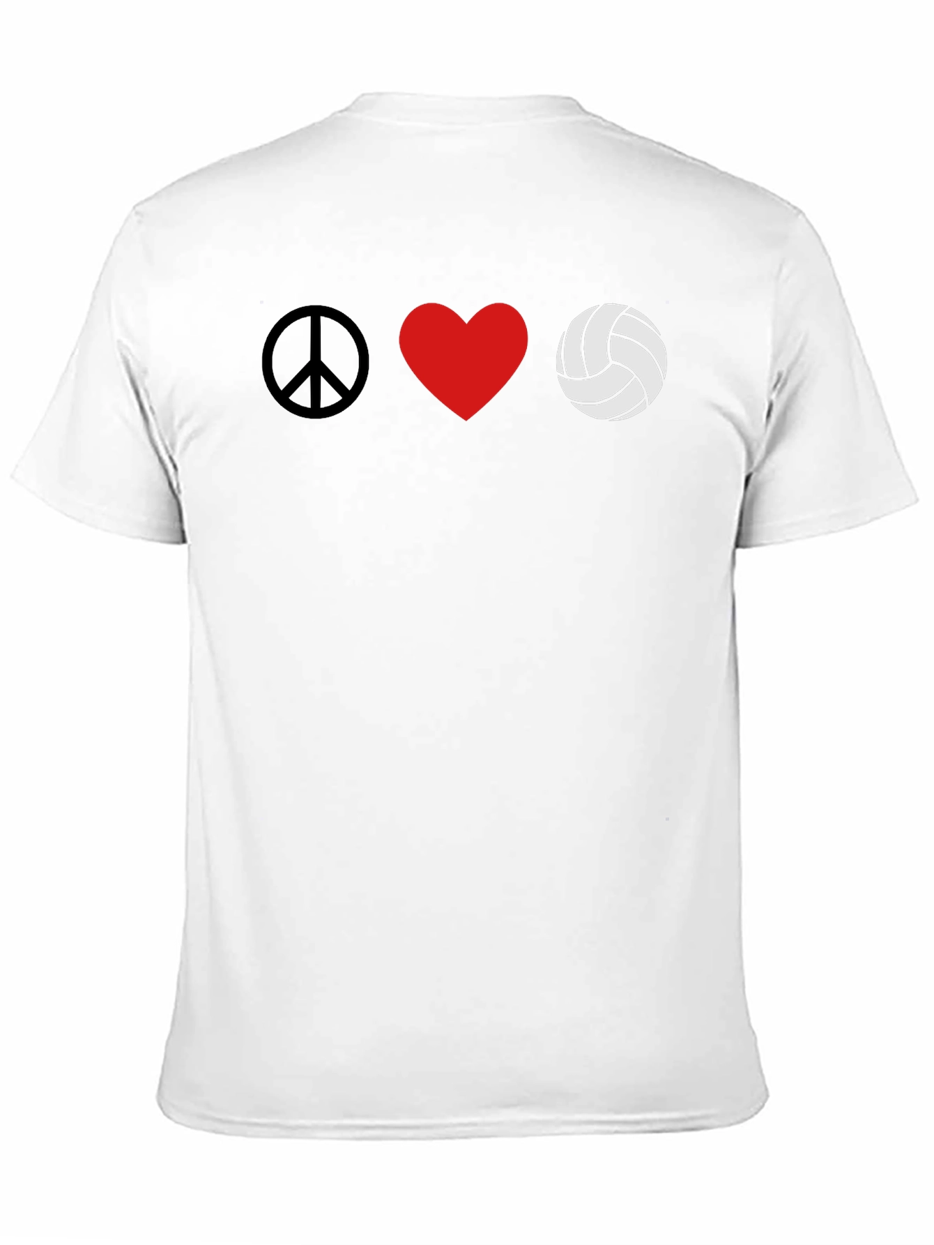 Peace Love Volleyball Graphic Tee