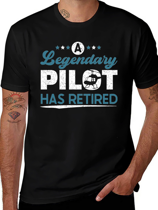 Legendary Pilot Retired Graphic T-Shirt
