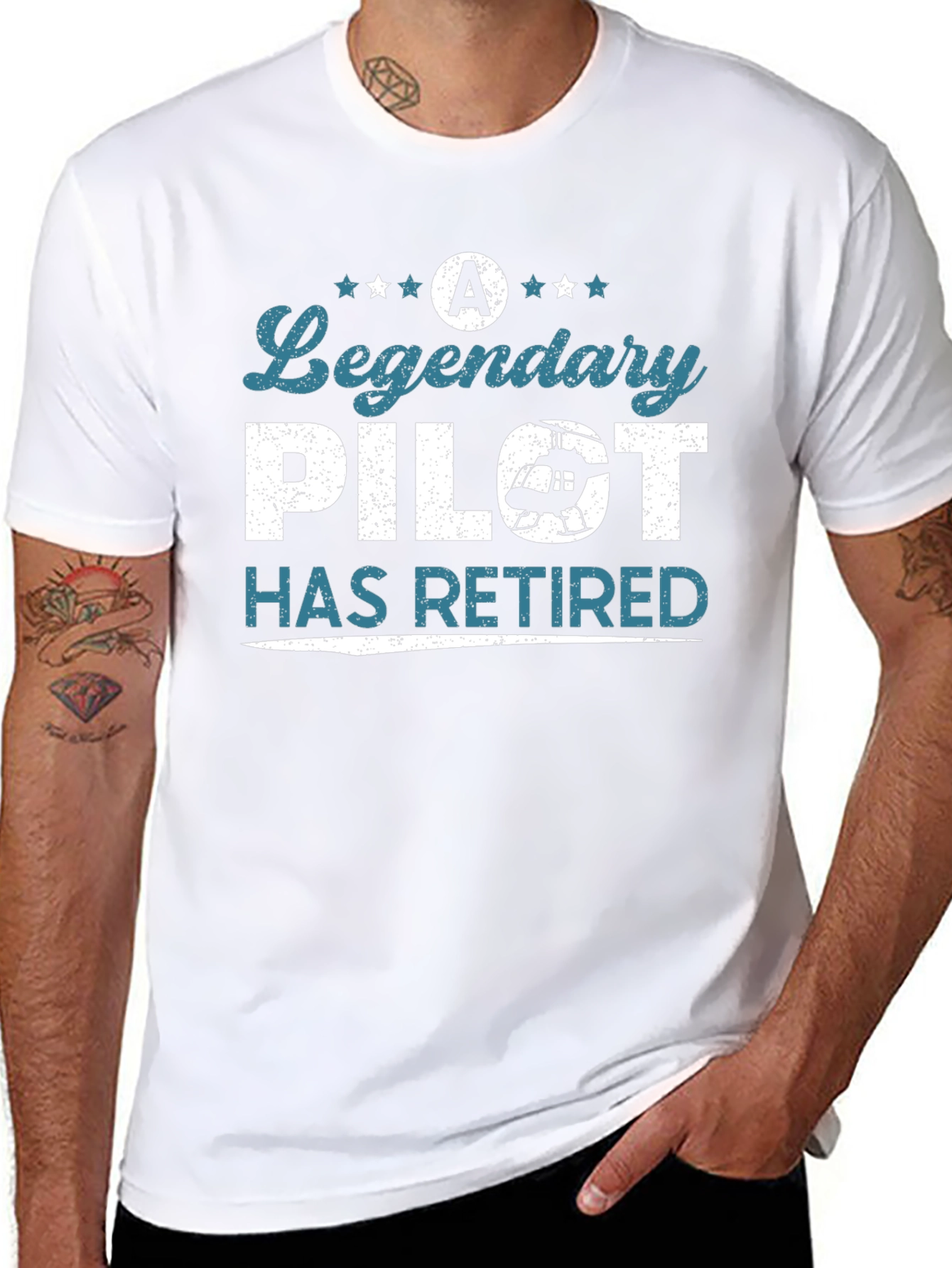 Legendary Pilot Retired Graphic T-Shirt