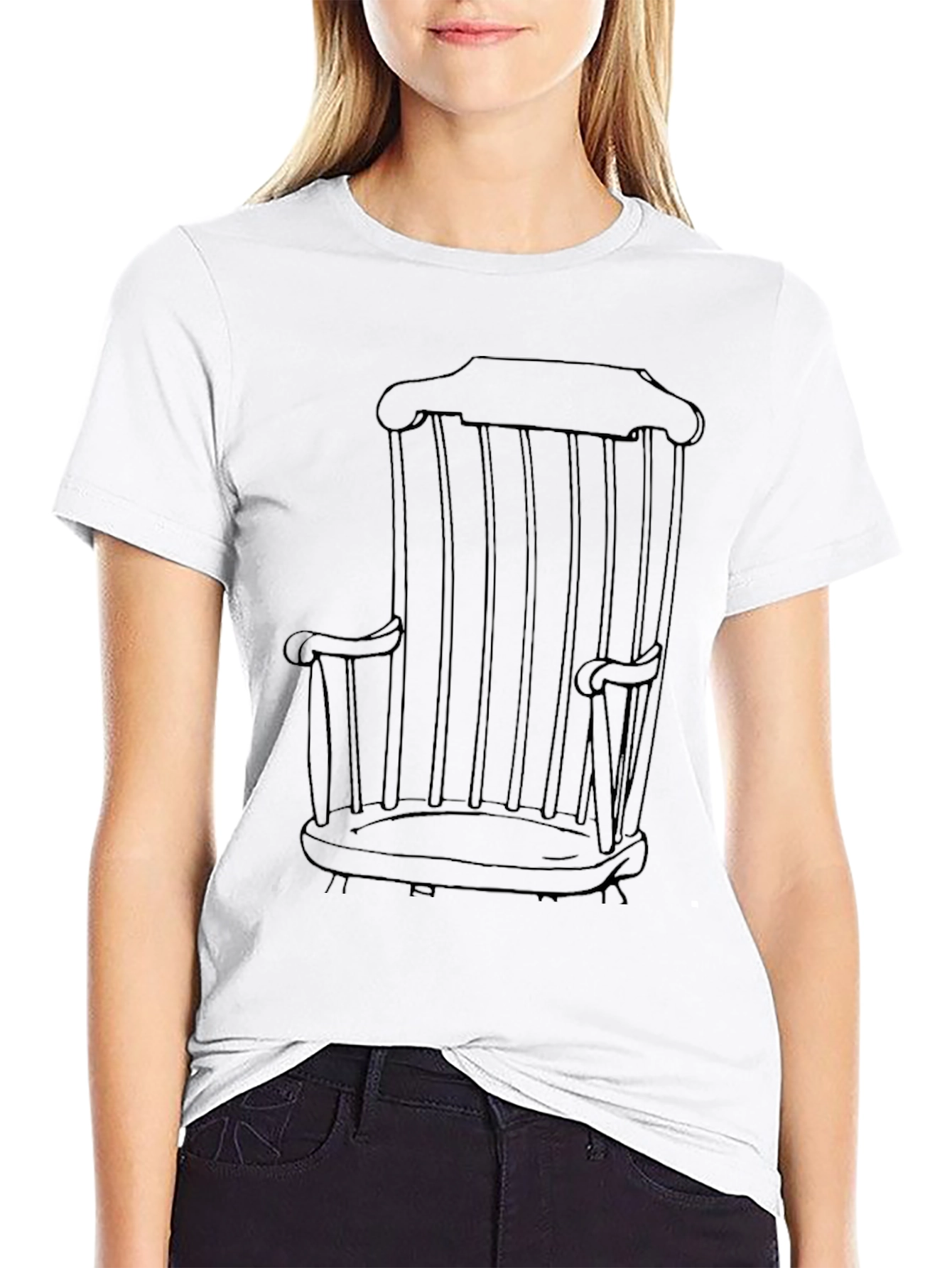 Rocking Chair Graphic Tee - Modern Comfort