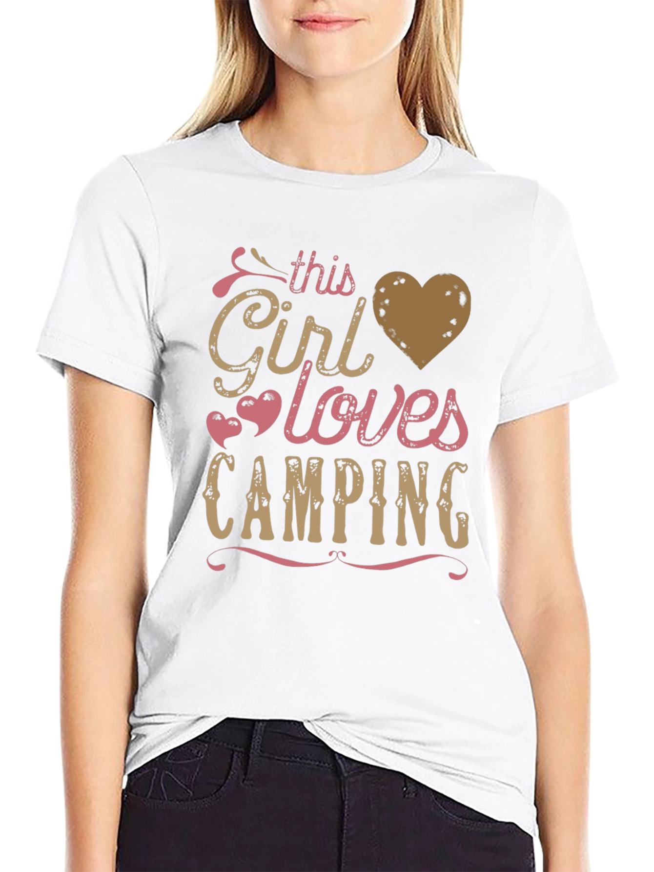 Camping Lover T-Shirt - This Girl Loves Camping