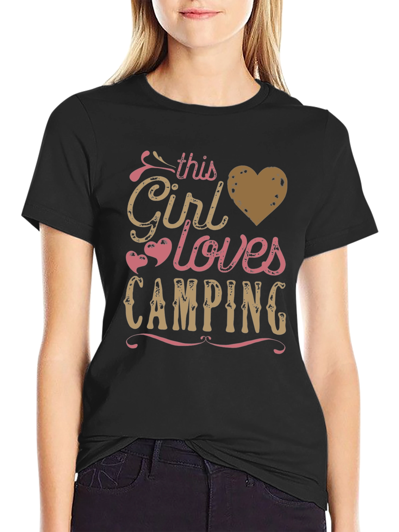 Camping Lover T-Shirt - This Girl Loves Camping