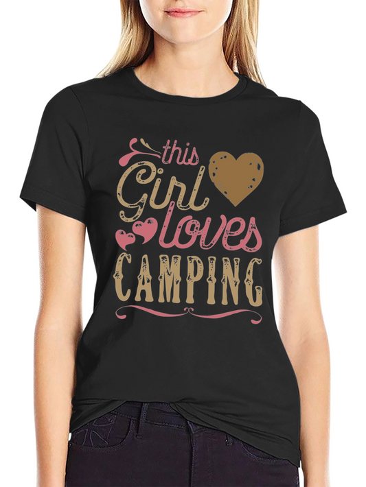 Camping Lover T-Shirt - This Girl Loves Camping