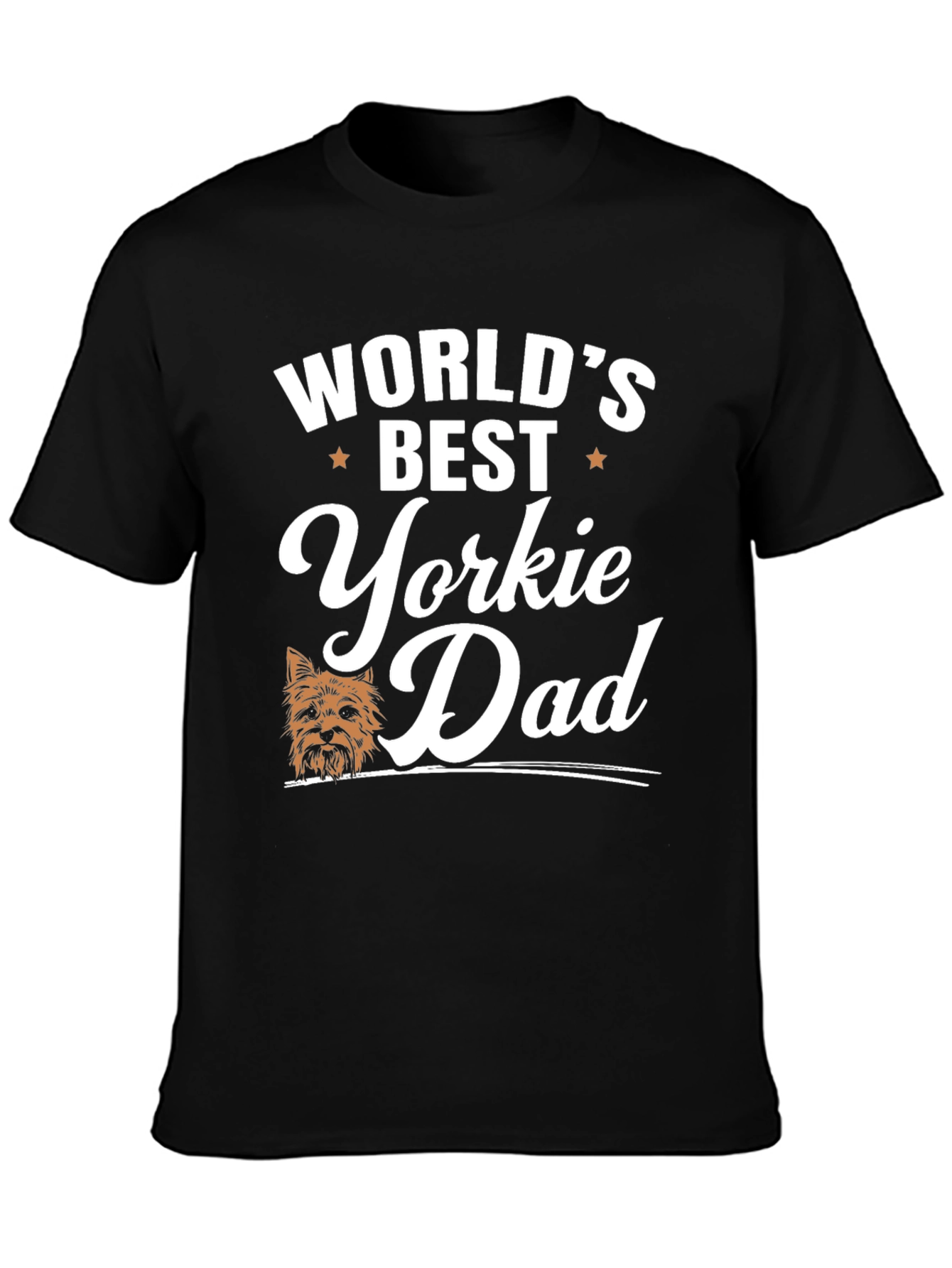 Worlds Best Yorkie Dad T-Shirt