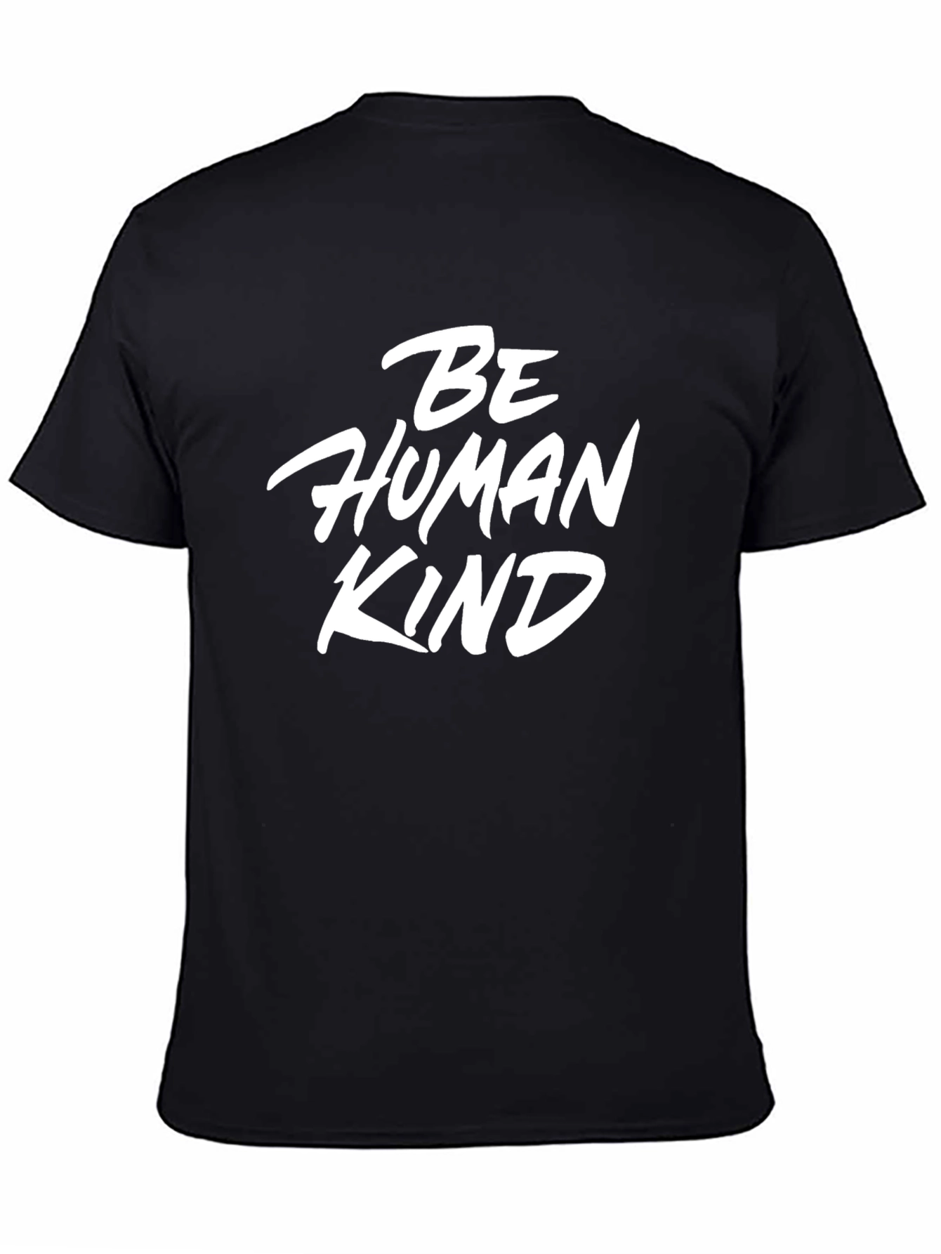Be Human Kind Black Graphic T-Shirt