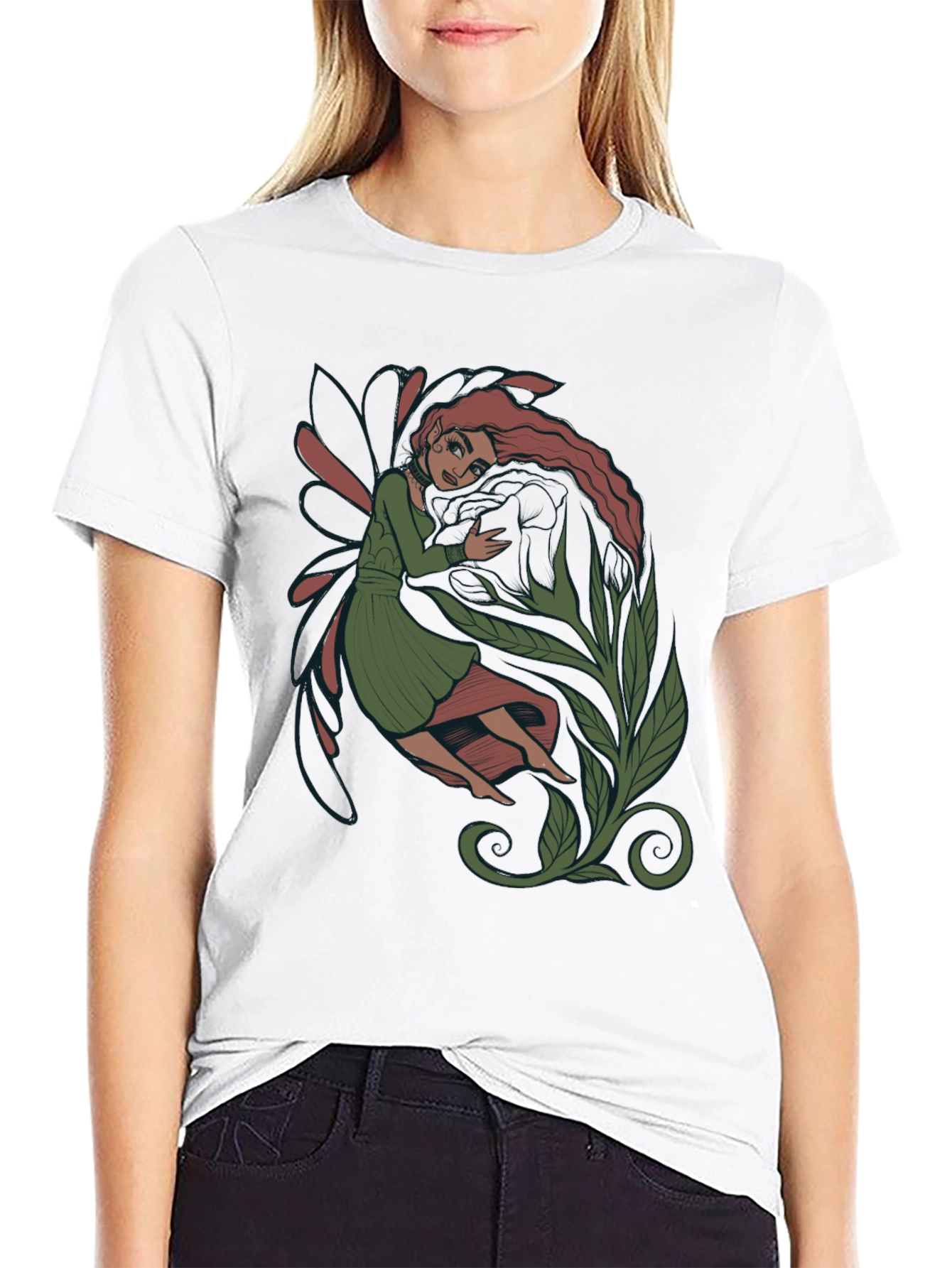 Fairy Graphic Black T-Shirt