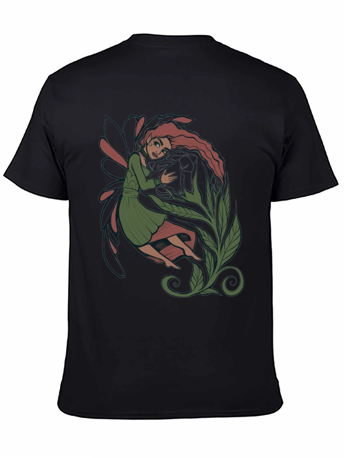 Fairy Graphic Black T-Shirt