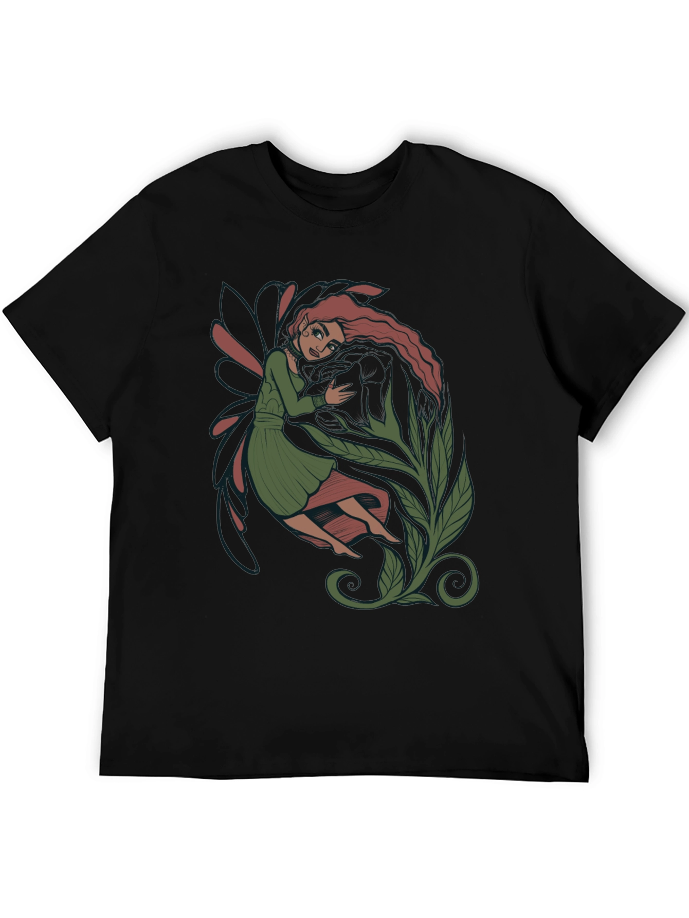 Fairy Graphic Black T-Shirt