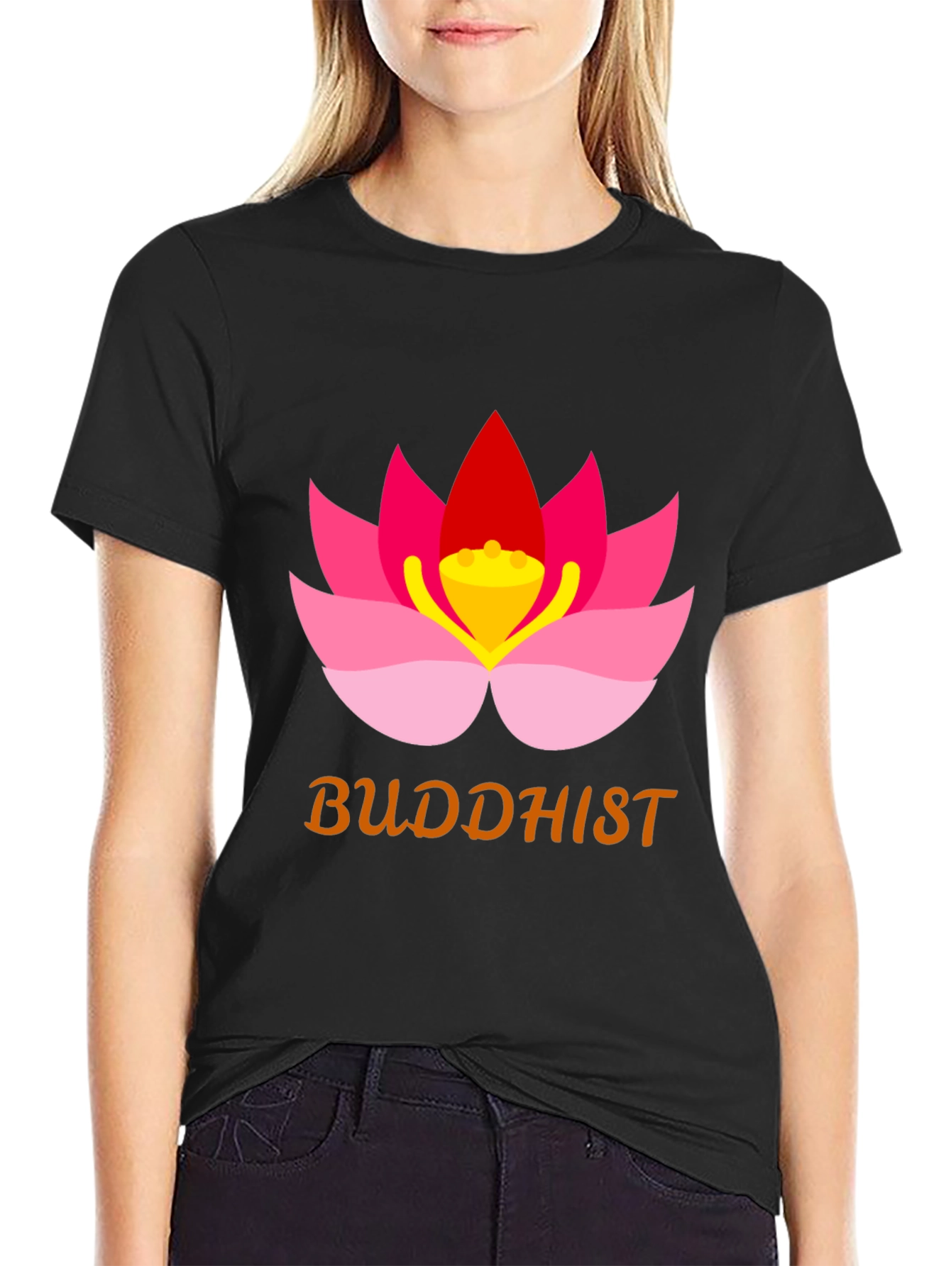 Buddhist Lotus T-Shirt - Meditation & Spirituality