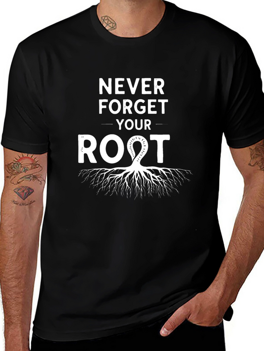 Never Forget Your Roots Graphic Tee
