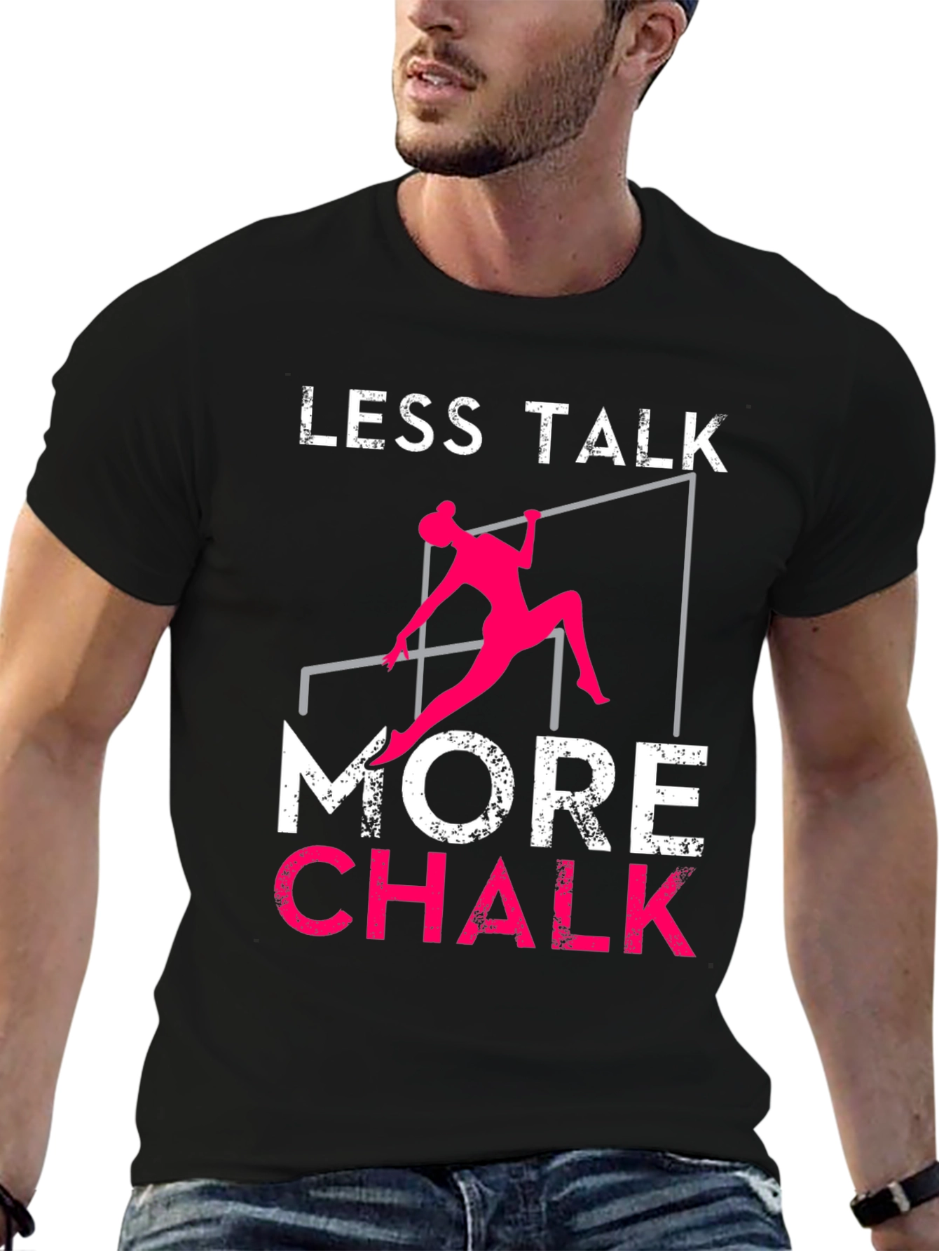 Gymnastics T-Shirt - Less Talk More Chalk
