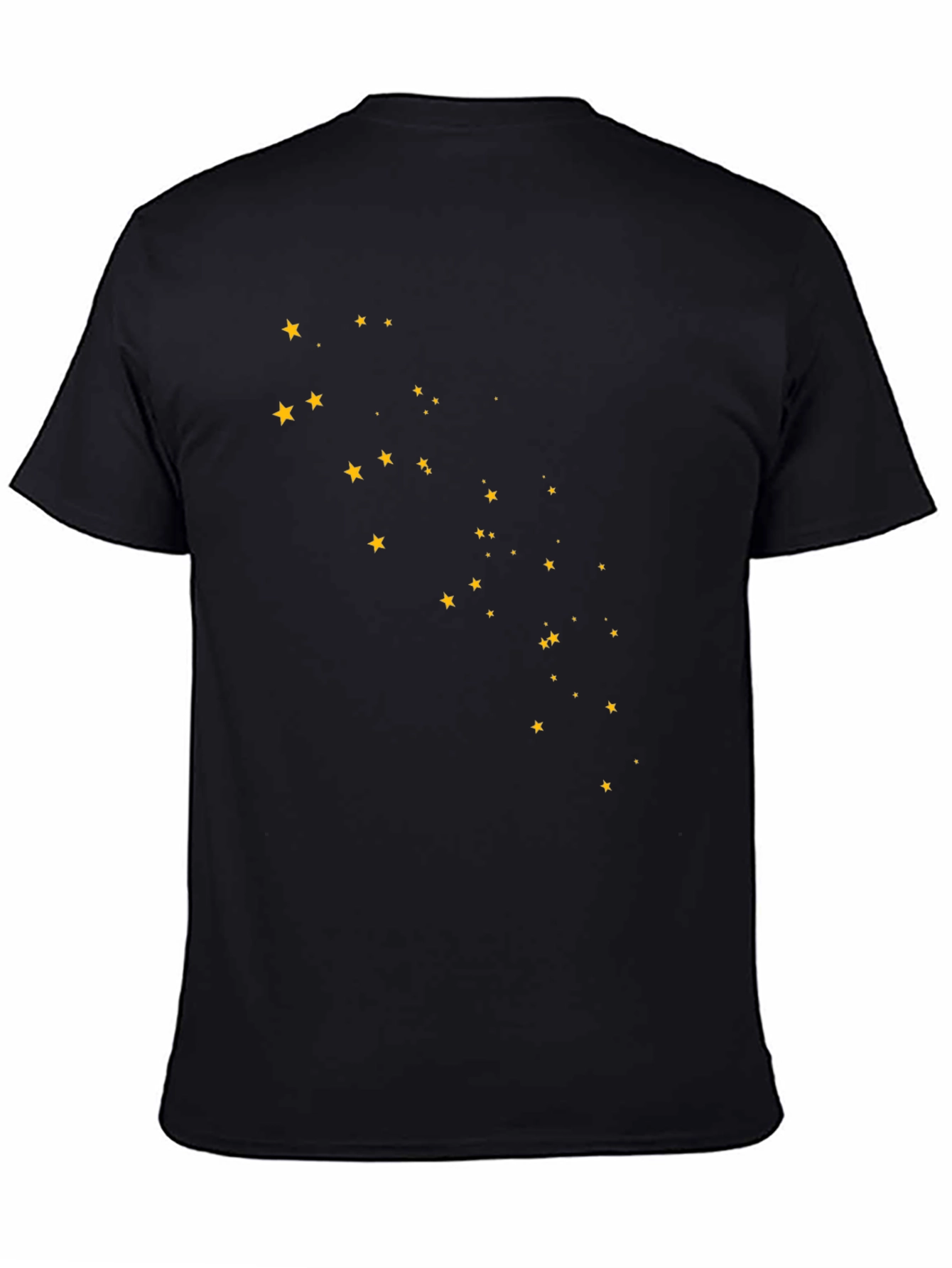 Starry Night Black T-Shirt for Men