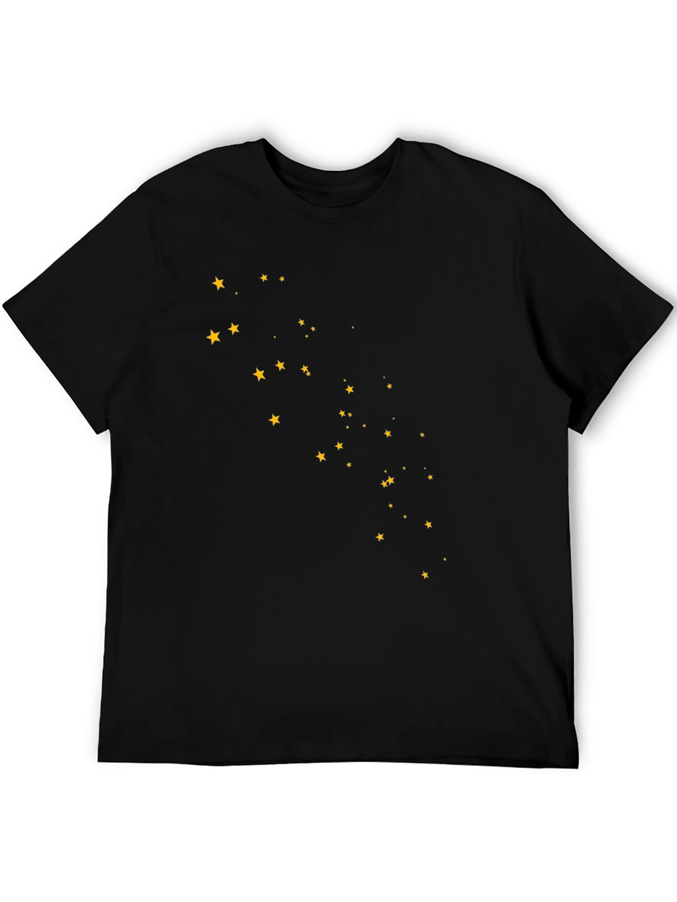 Starry Night Black T-Shirt for Men
