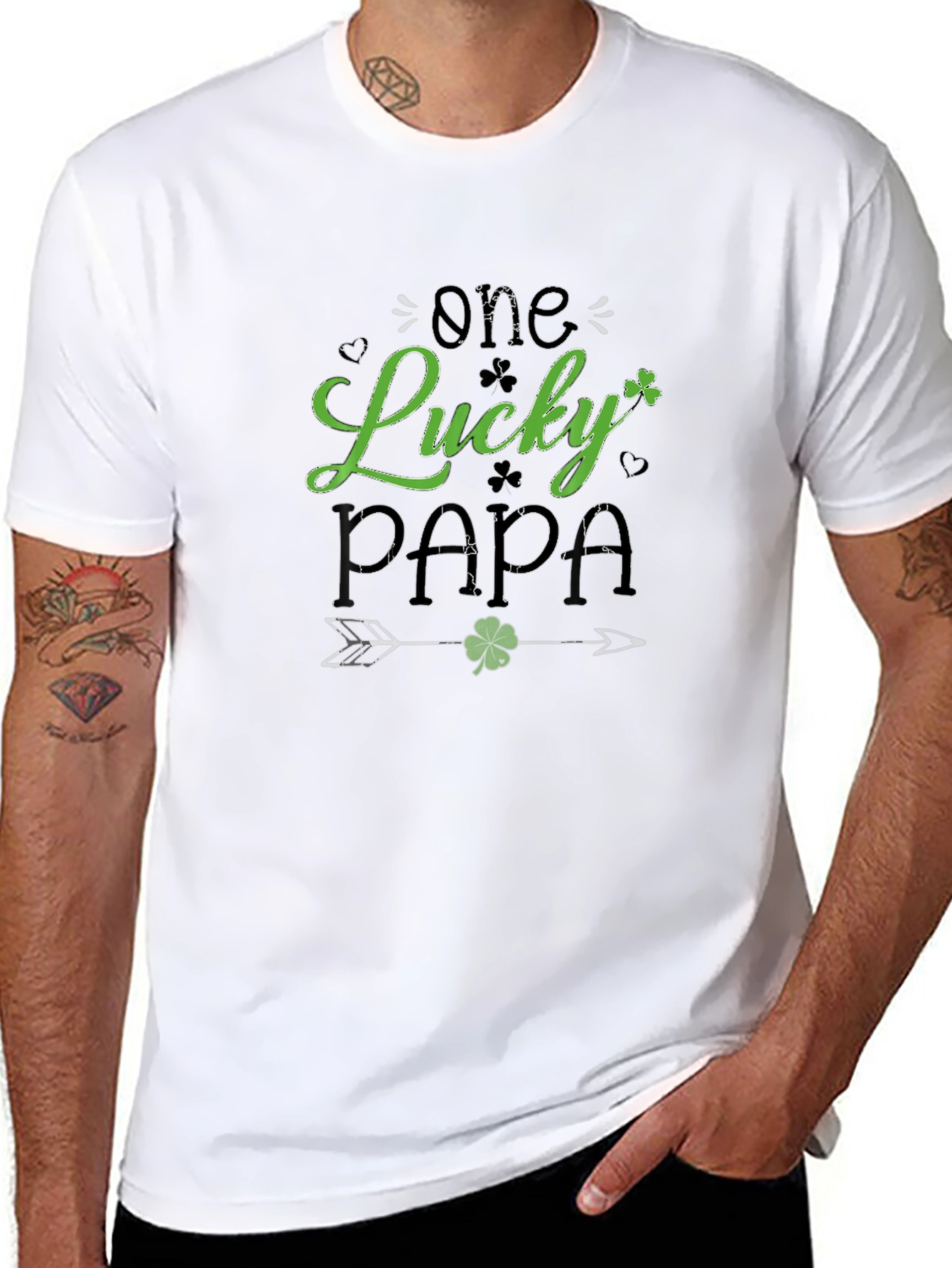 Lucky Papa T-Shirt - St. Patricks Day