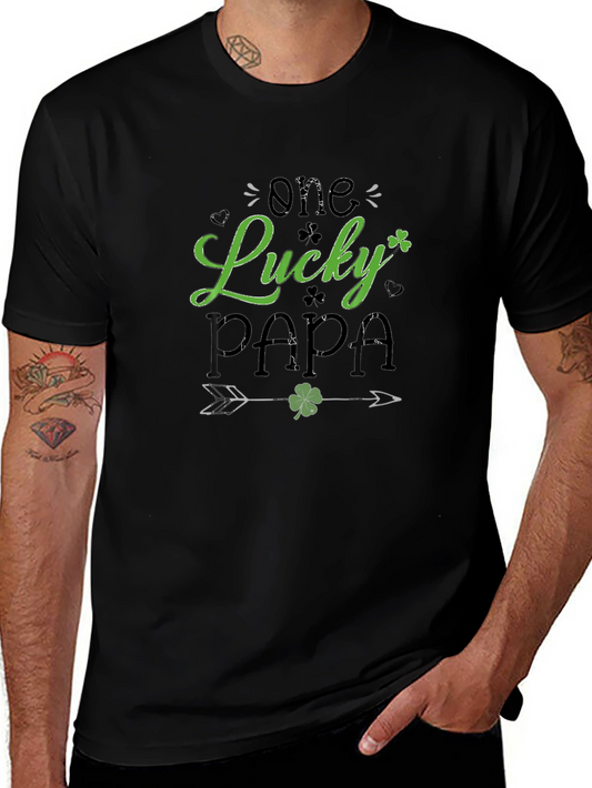 Lucky Papa T-Shirt - St. Patricks Day