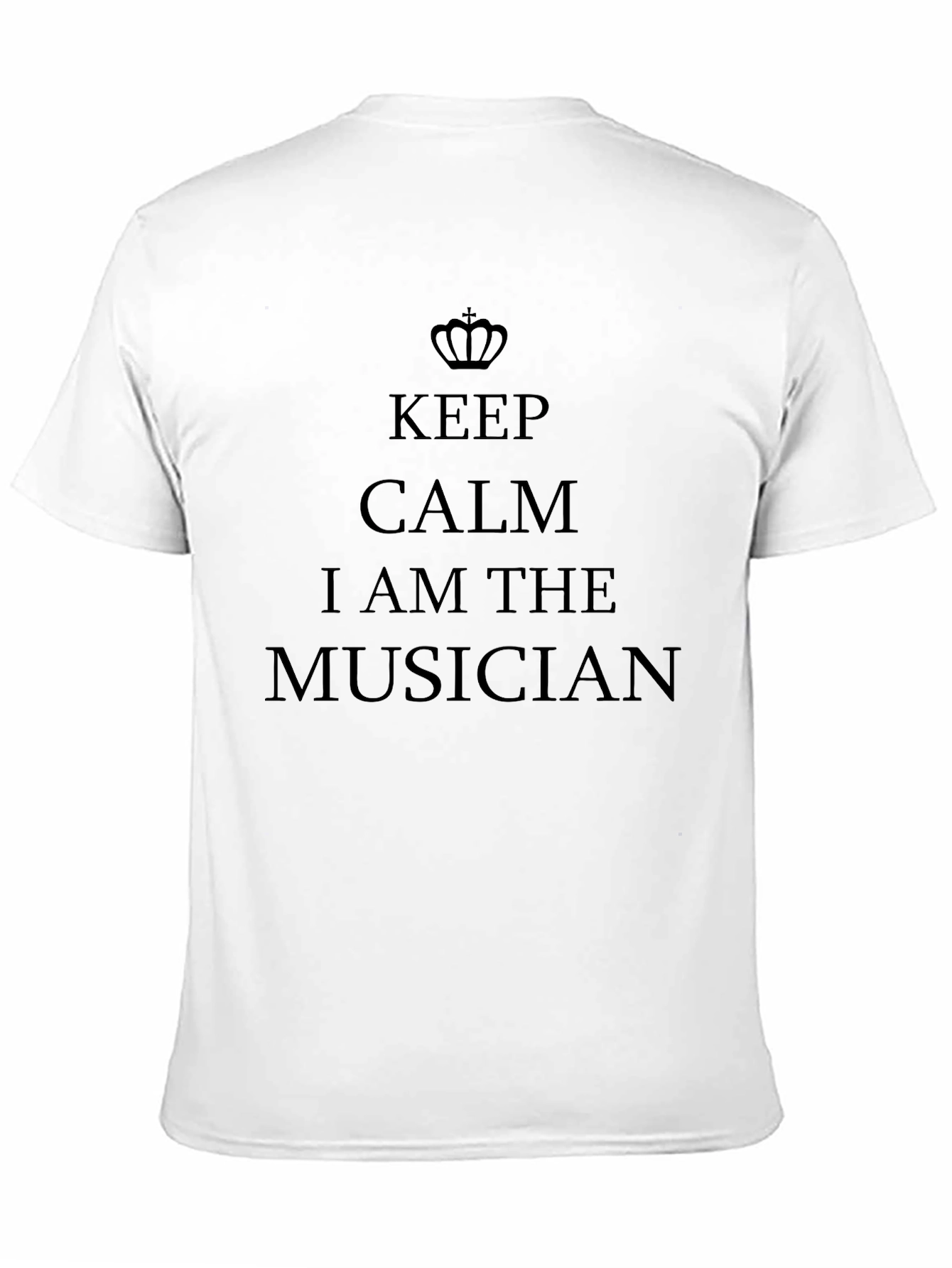 Keep Calm Musician Black T-Shirt