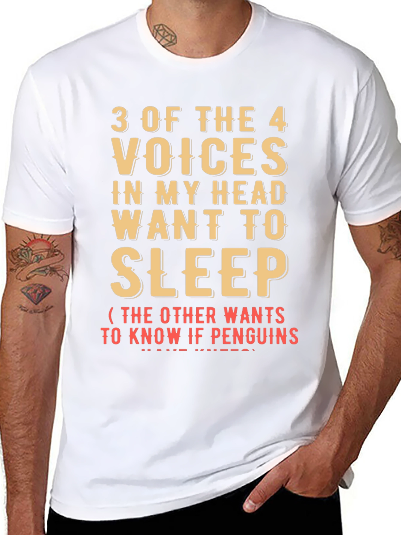 Funny Voices in My Head Graphic T-Shirt