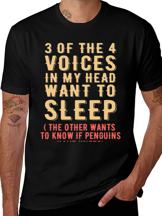 Funny Voices in My Head Graphic T-Shirt