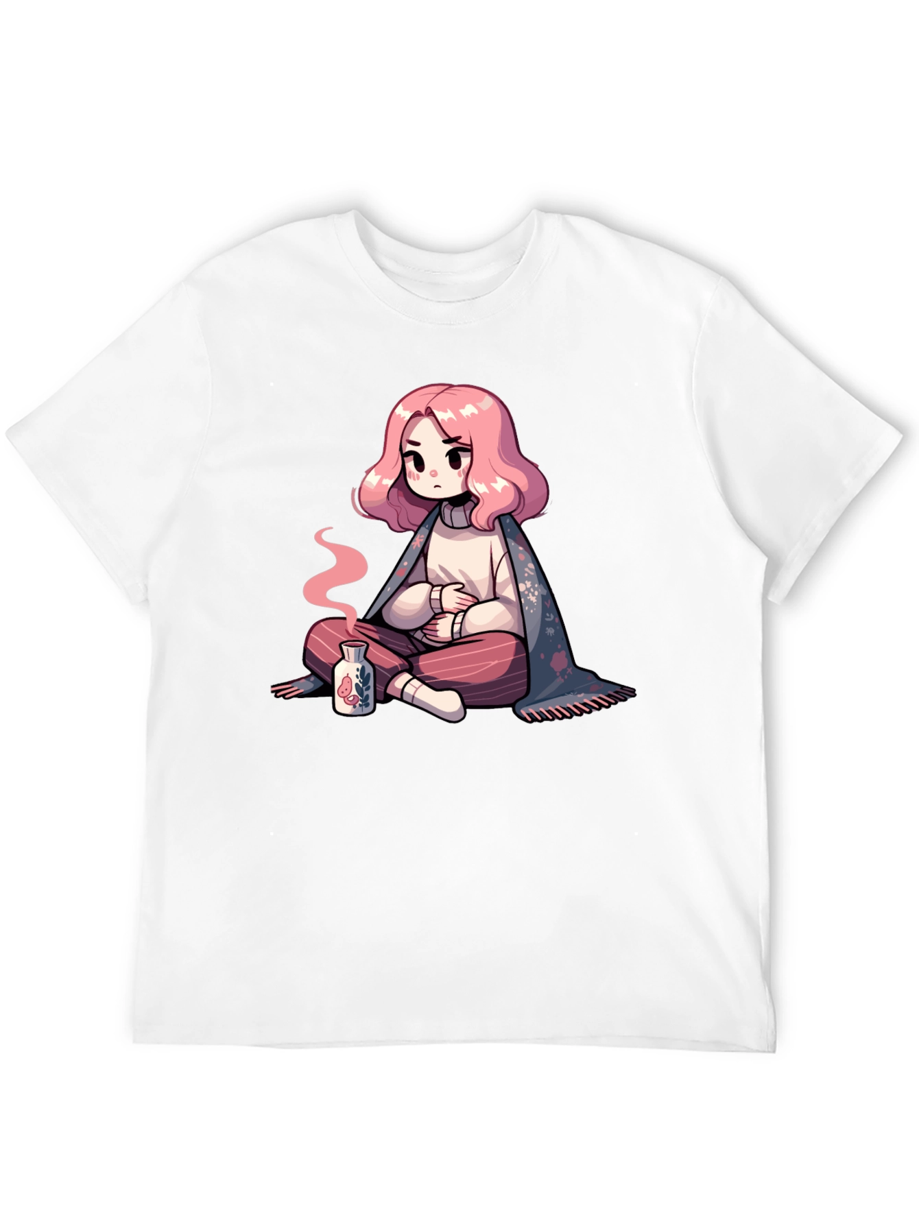 Anime Girl T-Shirt - Cozy and Cute Style