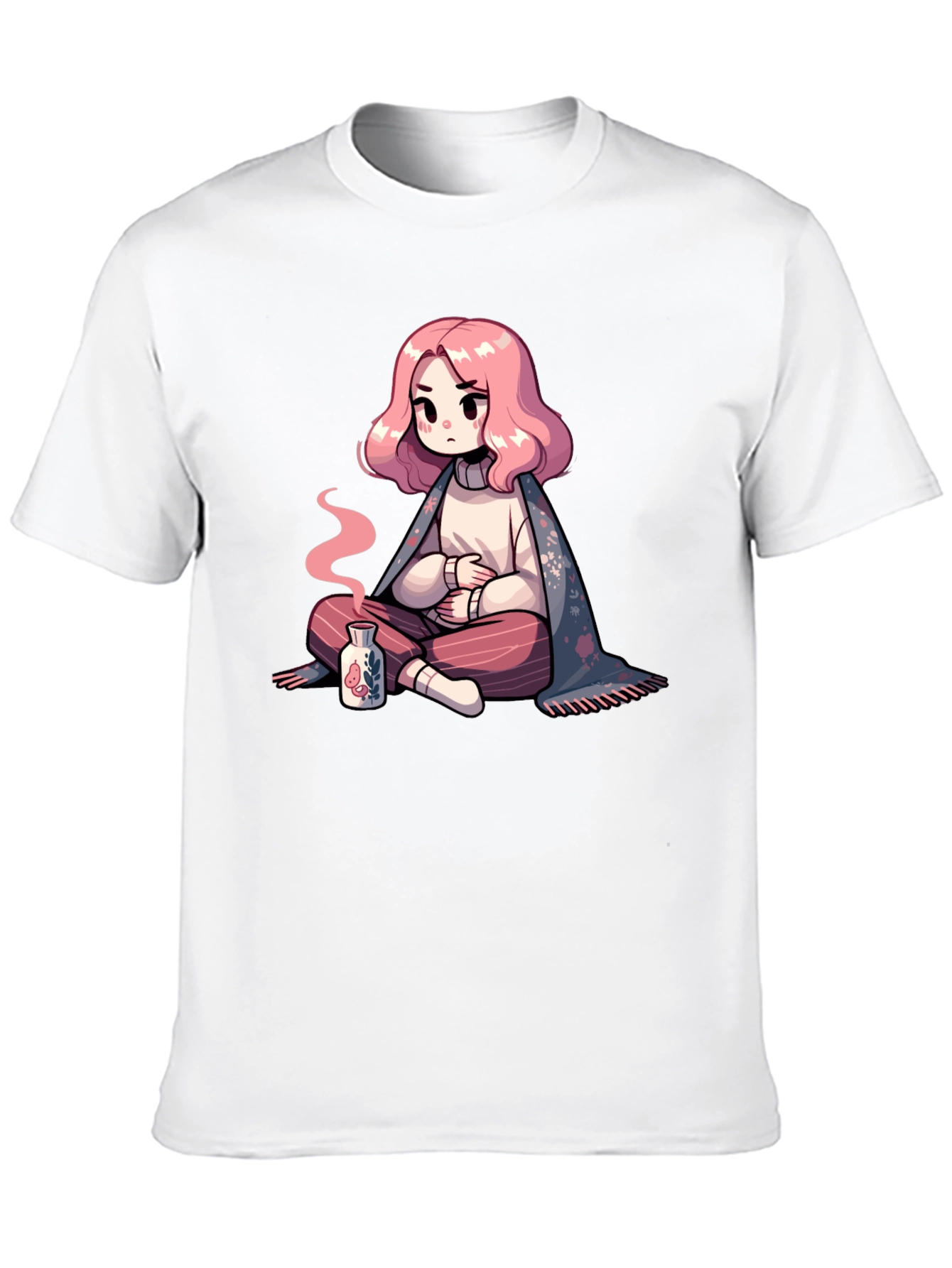 Anime Girl T-Shirt - Cozy and Cute Style