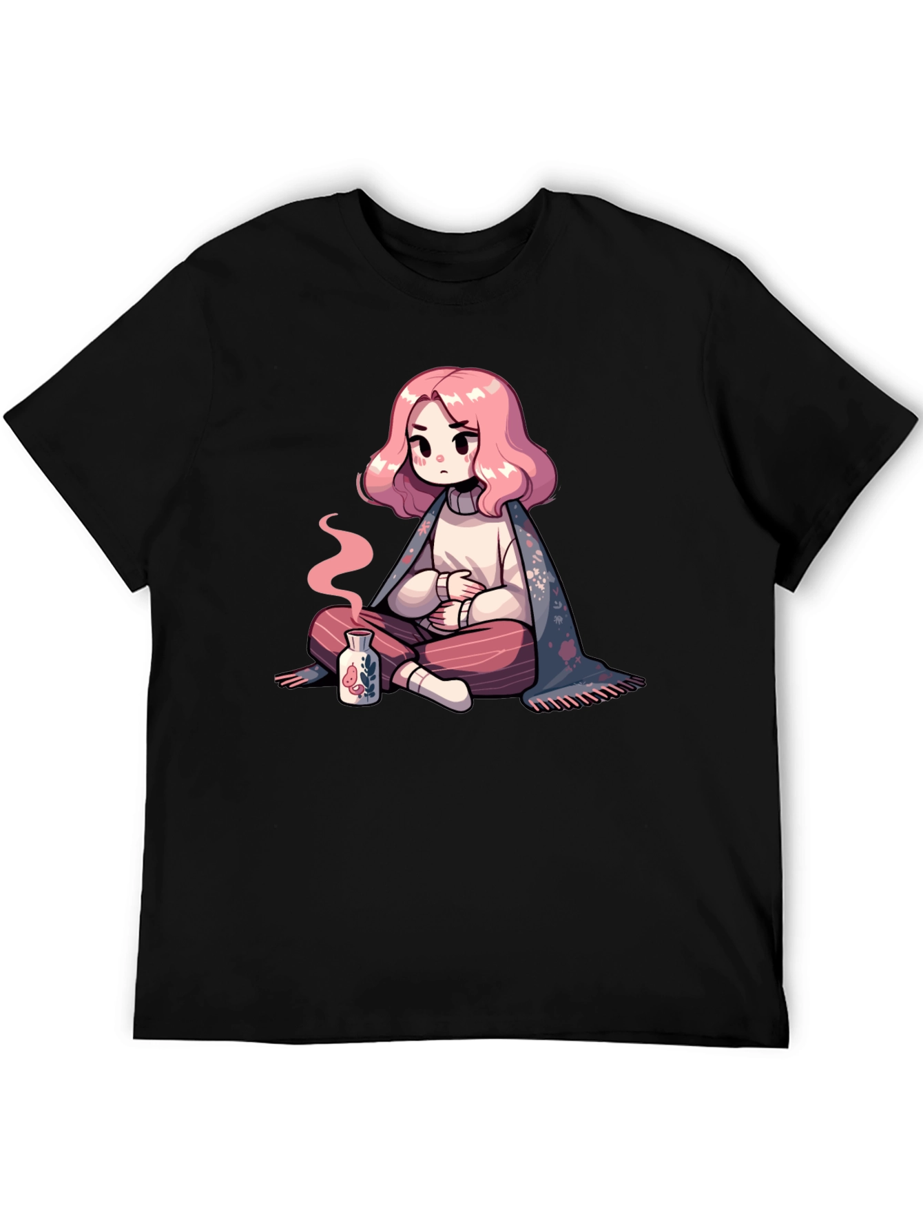 Anime Girl T-Shirt - Cozy and Cute Style