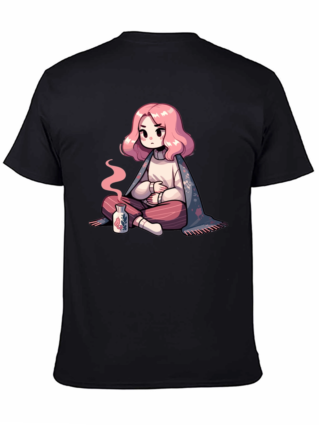 Anime Girl T-Shirt - Cozy and Cute Style