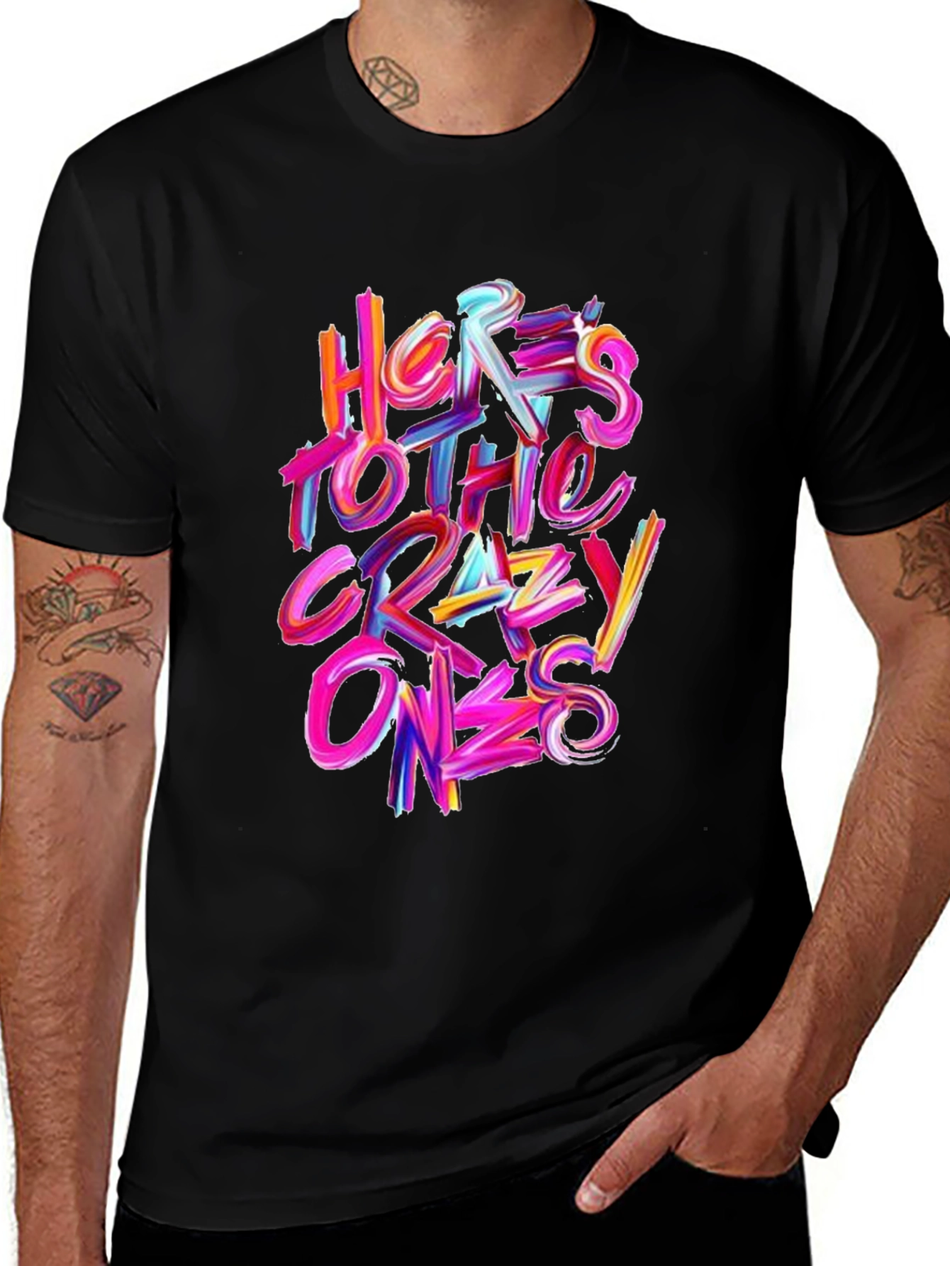Heres to the Crazy Ones Graphic Tee