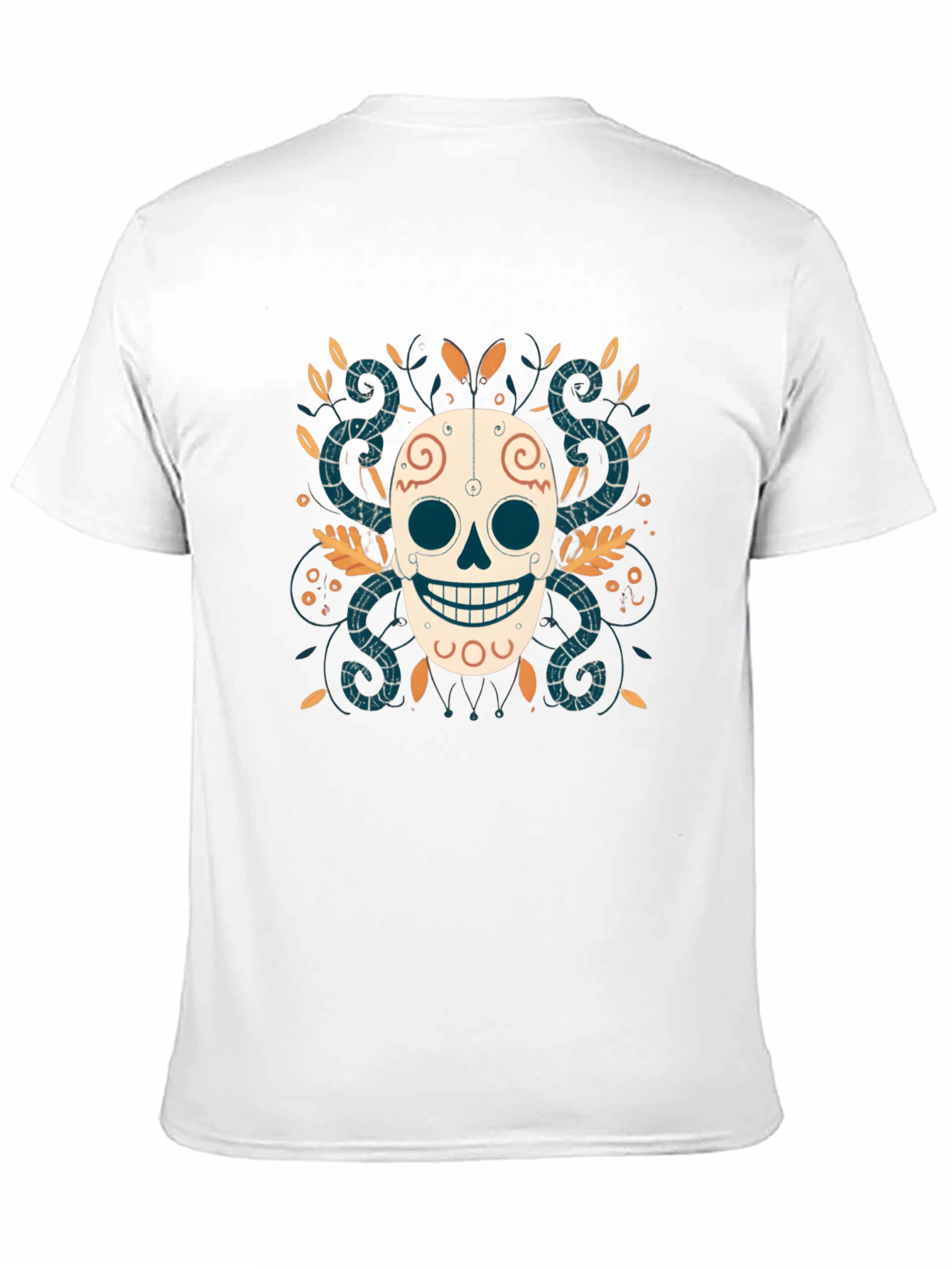 Day of the Dead Skull Graphic Tee